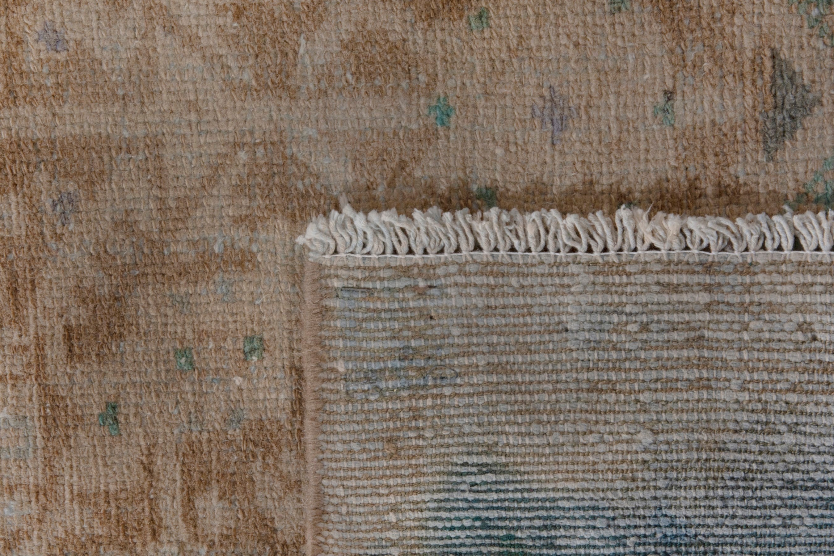 Persian Malayer runner rug in terracotta and tan, view 24 of 24