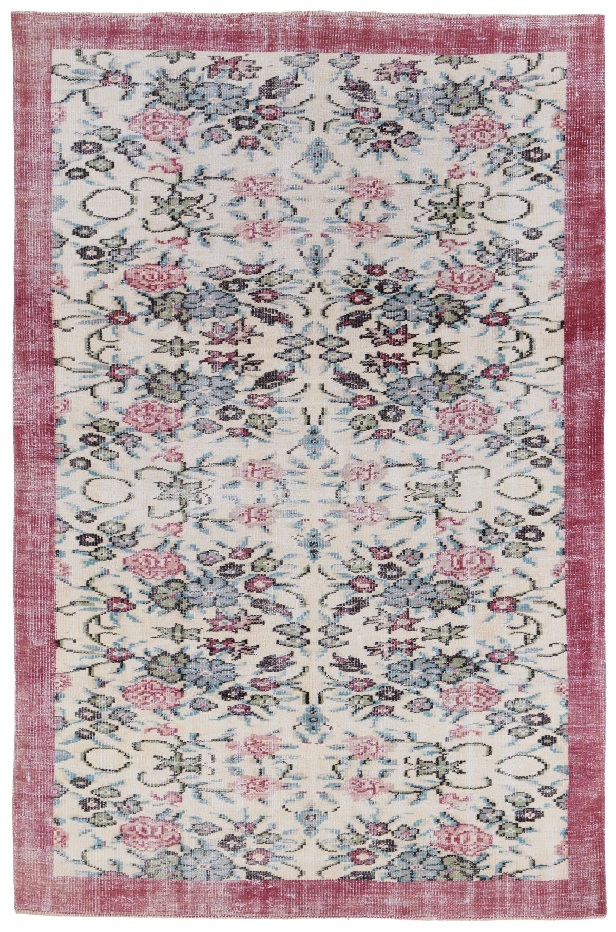 8729, Turkish Manisa Area Rug