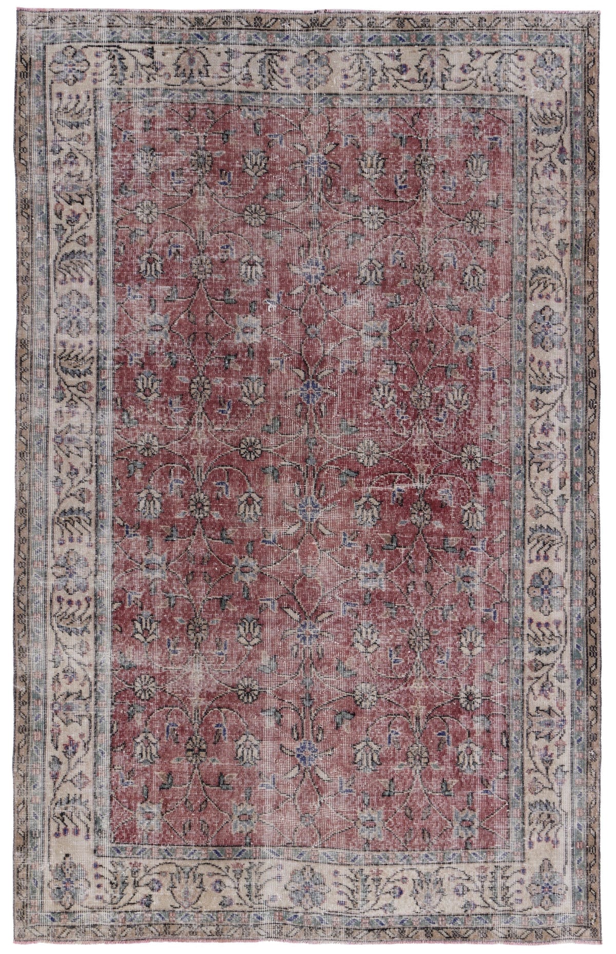 8738, Turkish Isparta Area Rug