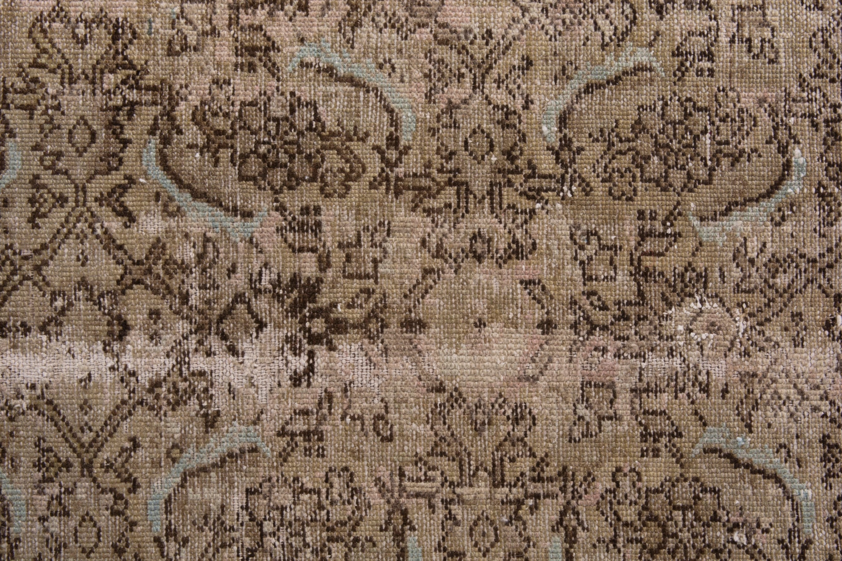 Persian Malayer area rug in taupe and greige, view 16 of 20