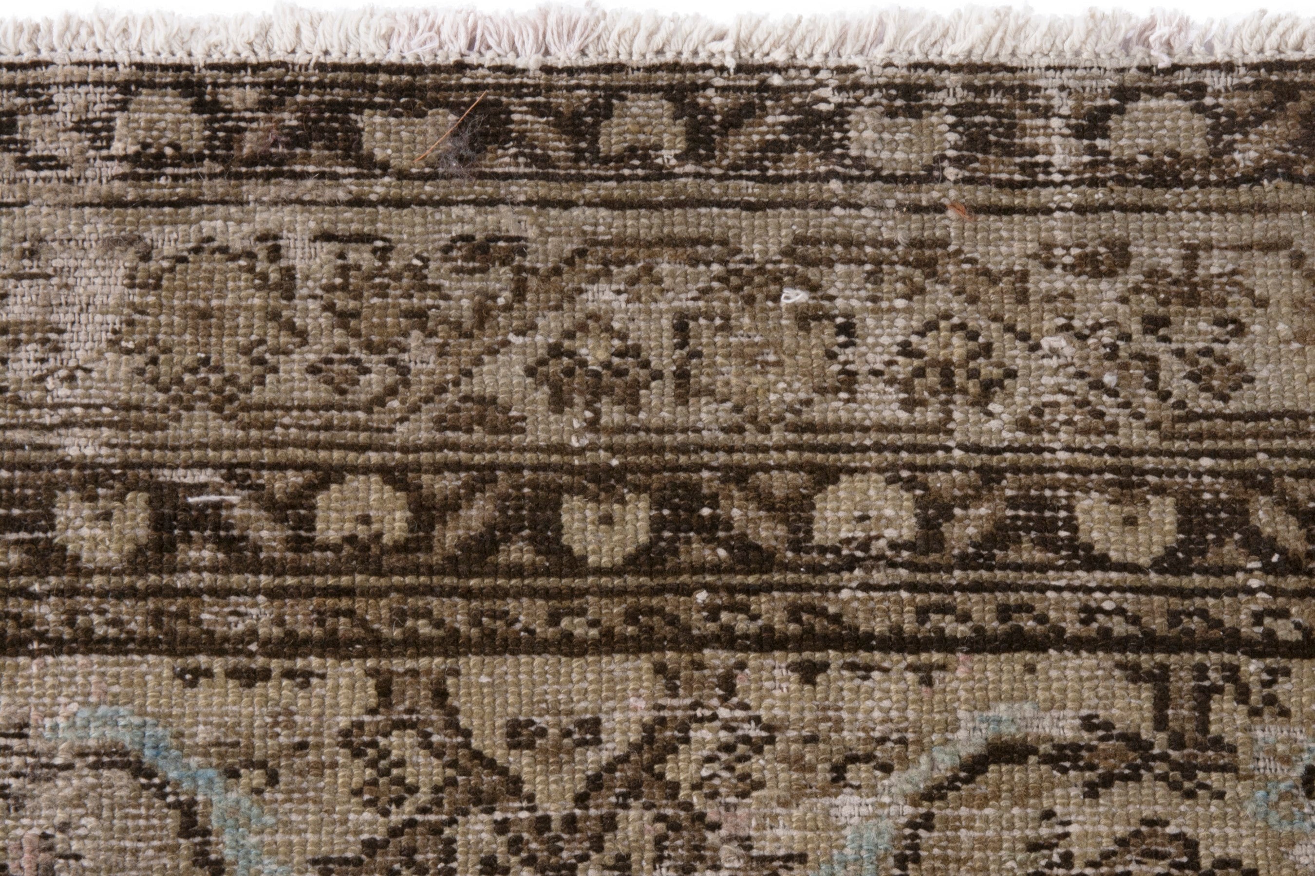 Persian Malayer area rug in taupe and greige, view 13 of 20