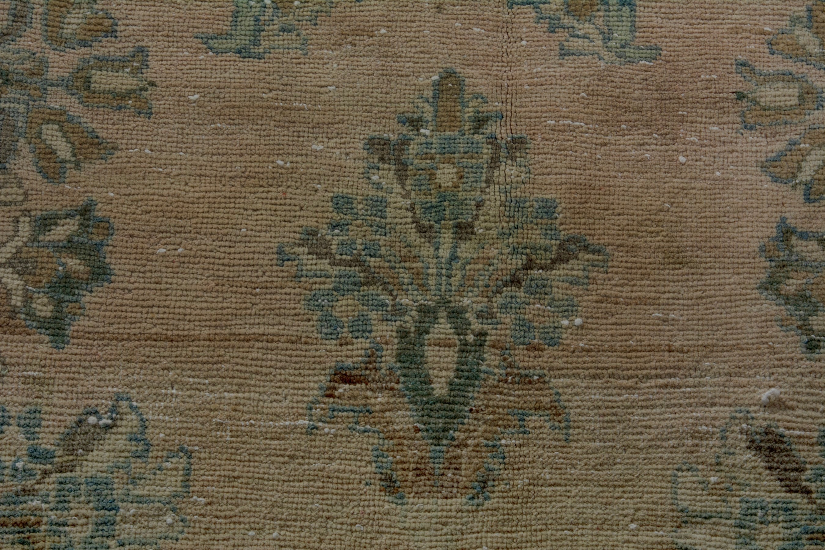 Persian Mahal runner rug in beige and sage, view 13 of 20