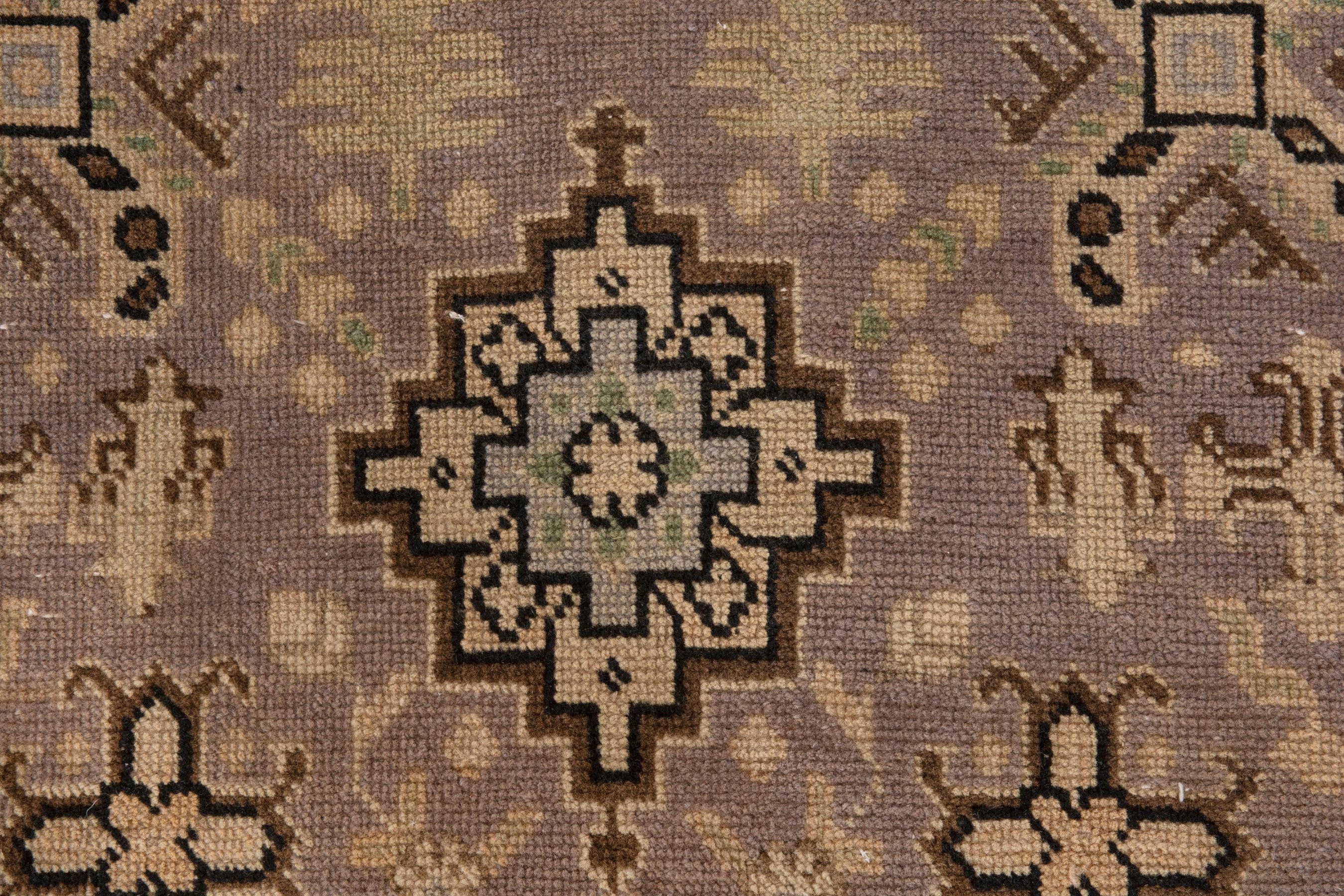Persian Tabriz oversized rug in taupe and tan, view 14 of 20