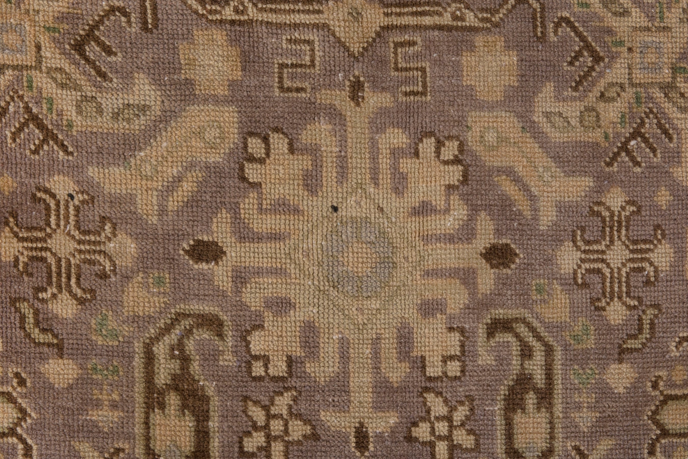 Persian Tabriz oversized rug in taupe and tan, view 15 of 20