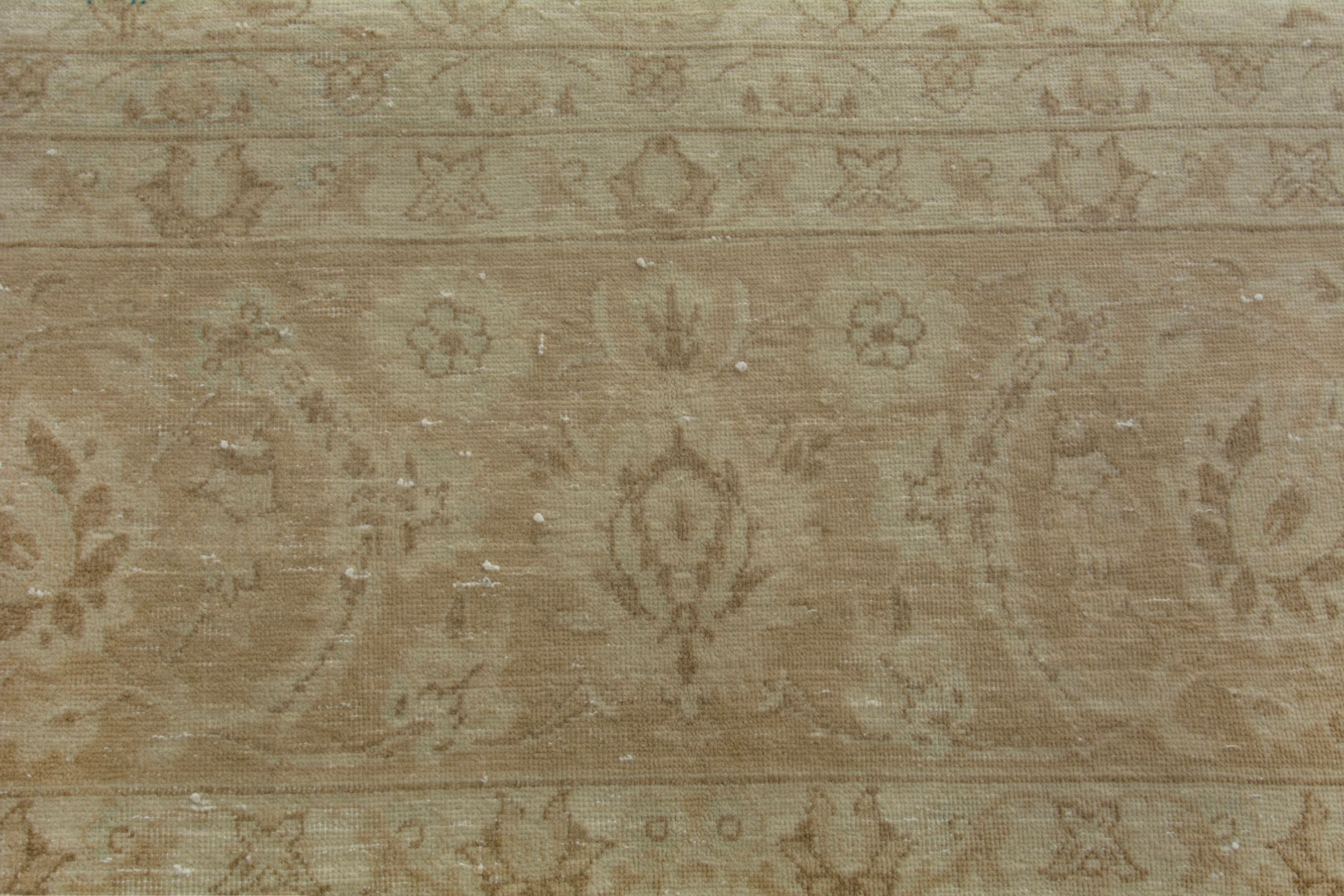 Persian Kashan oversized rug in taupe and greige, view 11 of 20