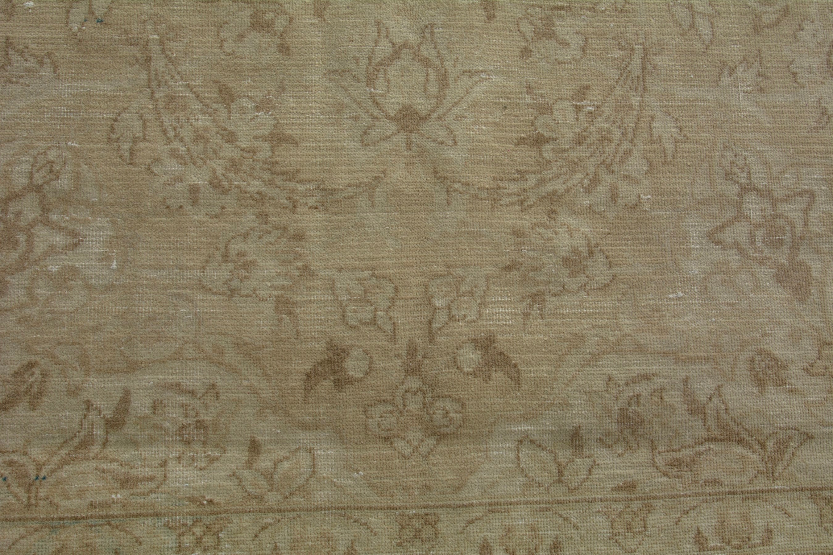 Persian Kashan oversized rug in taupe and greige, view 12 of 20