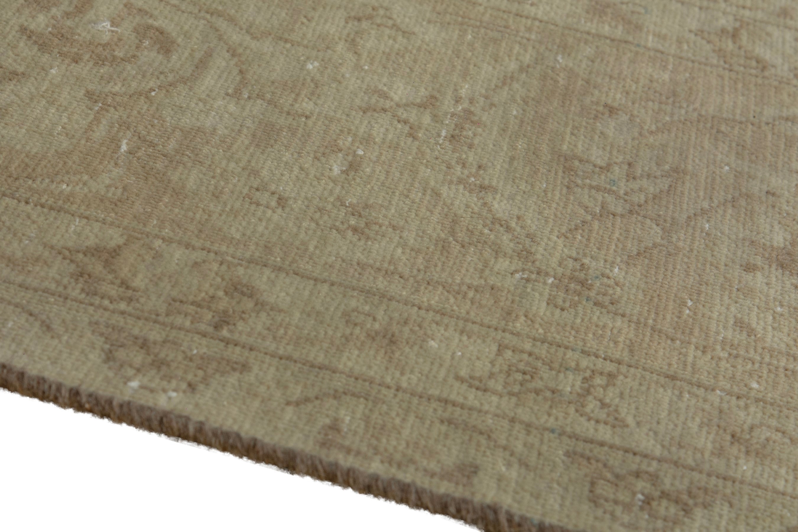 Persian Kashan oversized rug in taupe and greige, view 8 of 20