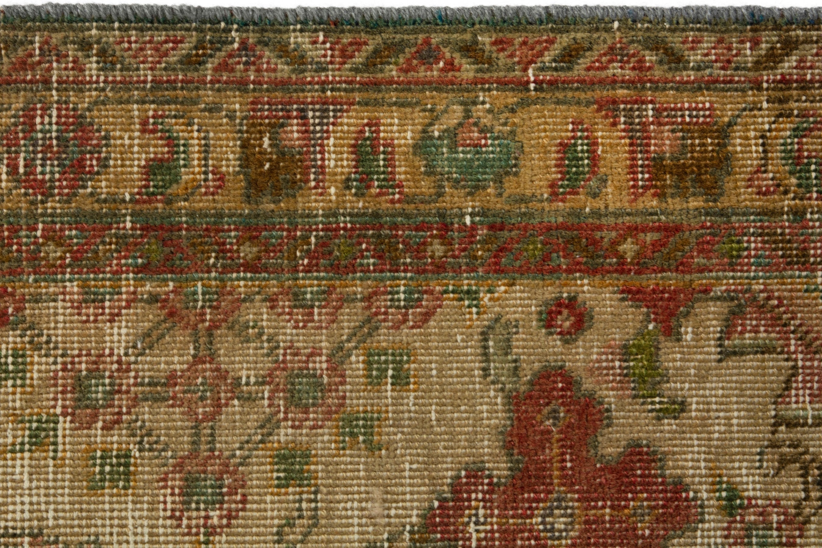 Persian Tabriz oversized rug in taupe and rust, view 12 of 21
