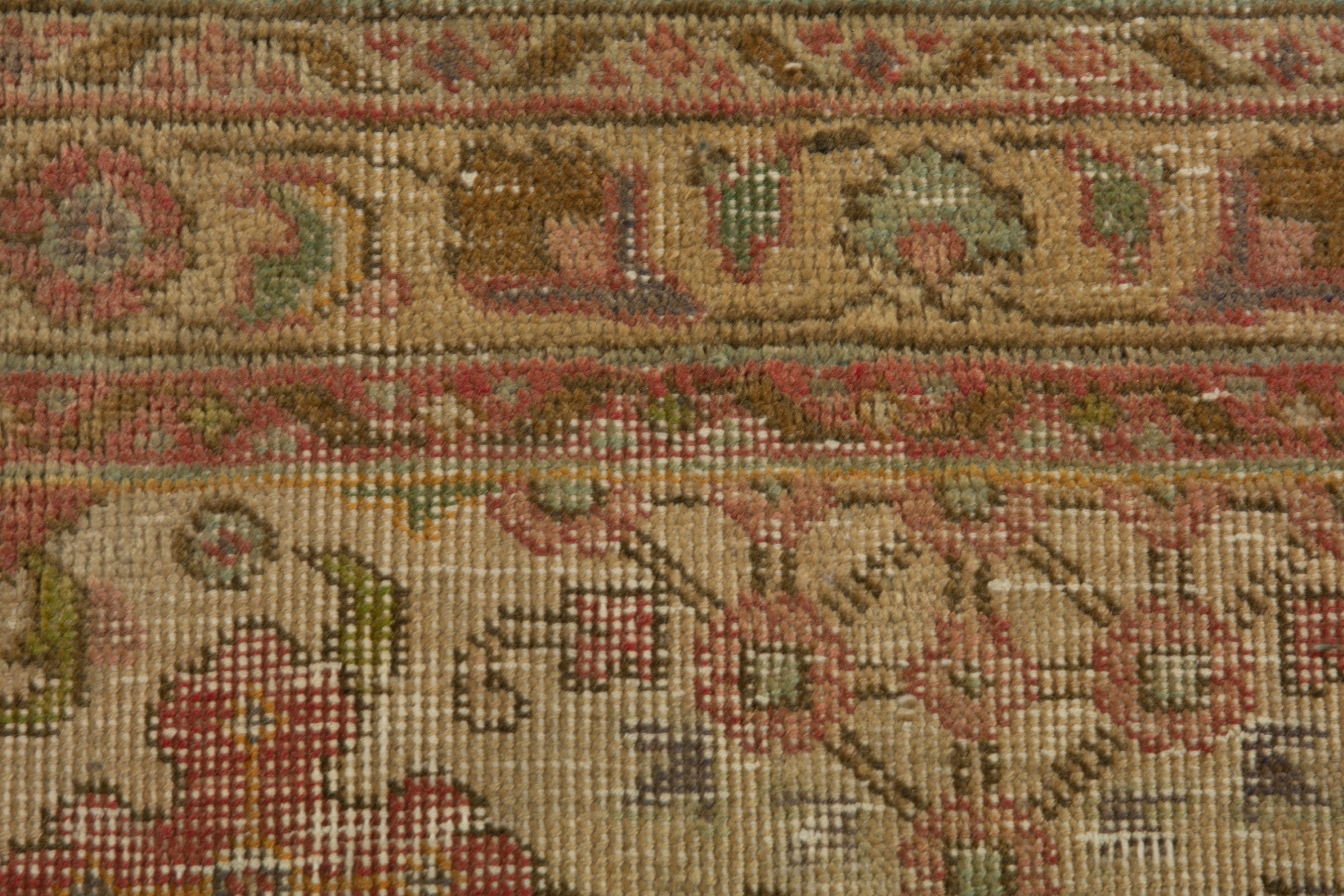 Persian Tabriz oversized rug in taupe and rust, view 14 of 21