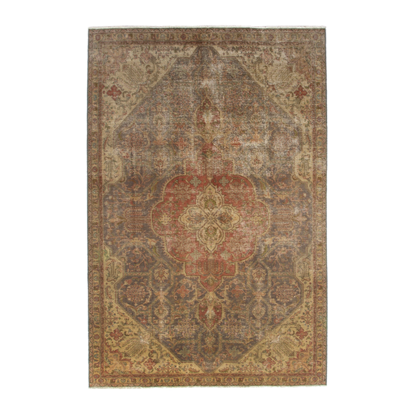 3496 - Persian Tabriz Oversized Rug 7'1