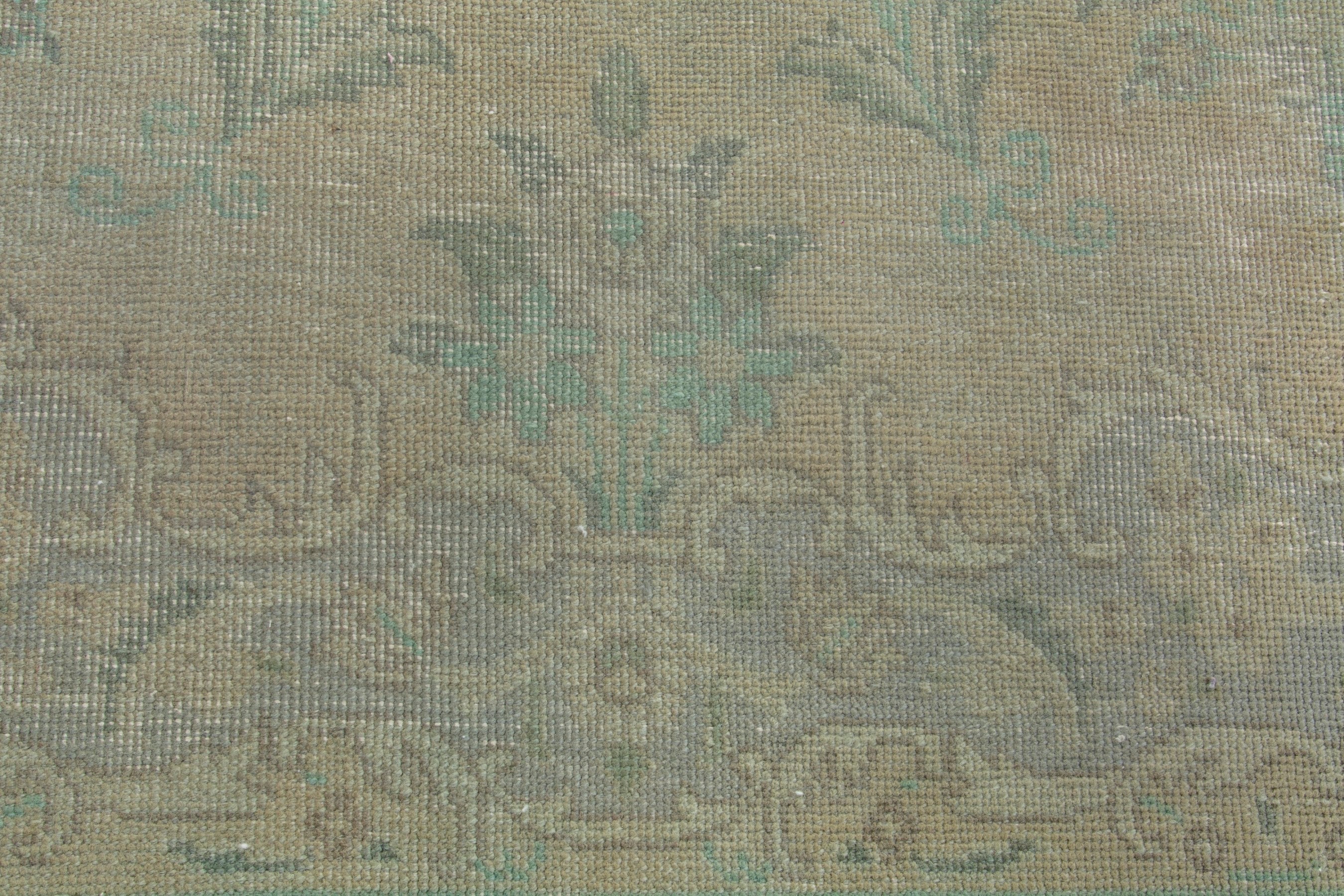 Persian Tabriz area rug in taupe and greige, view 12 of 19