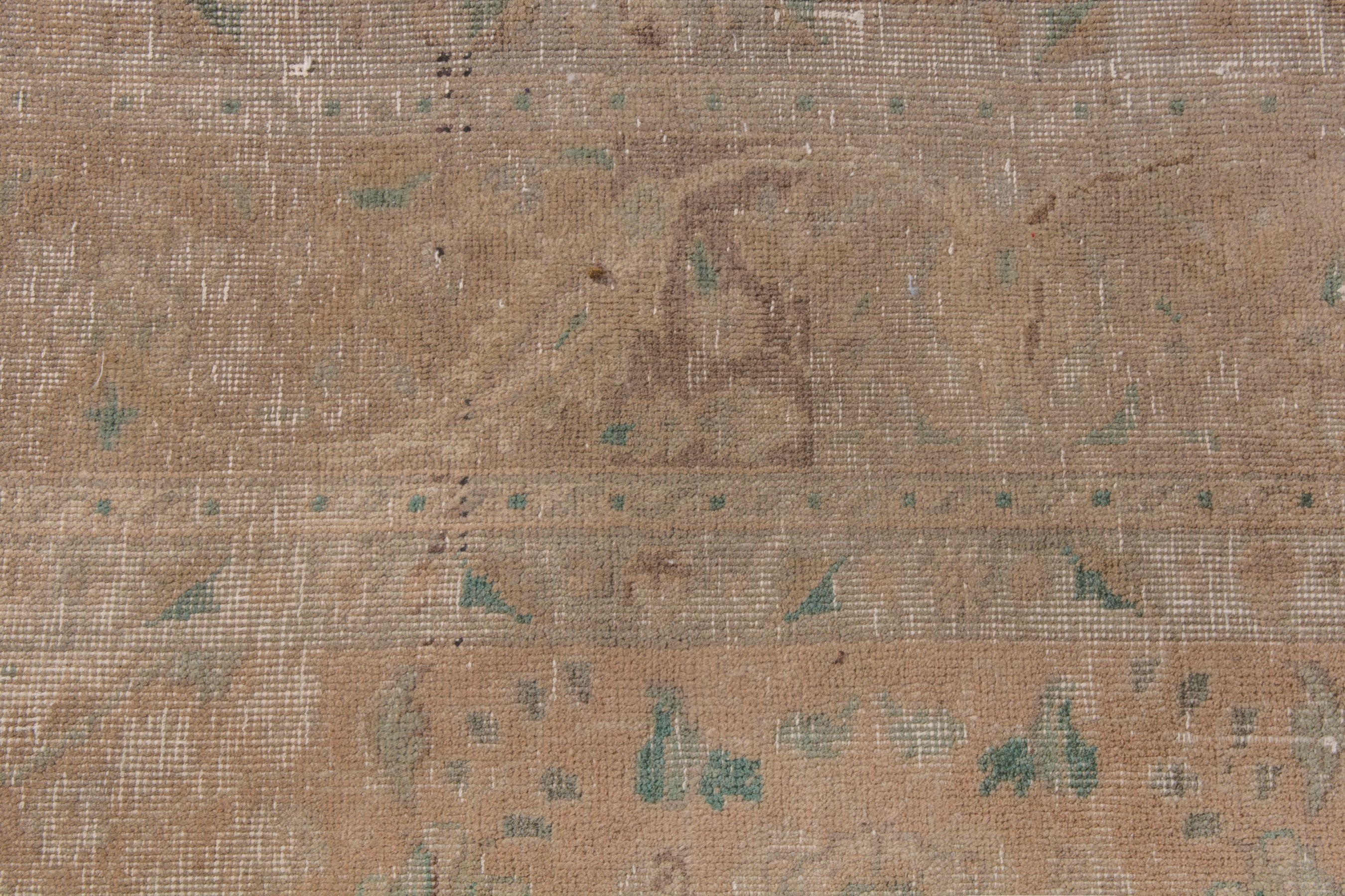 Persian Tabriz area rug in terracotta and tan, view 15 of 22