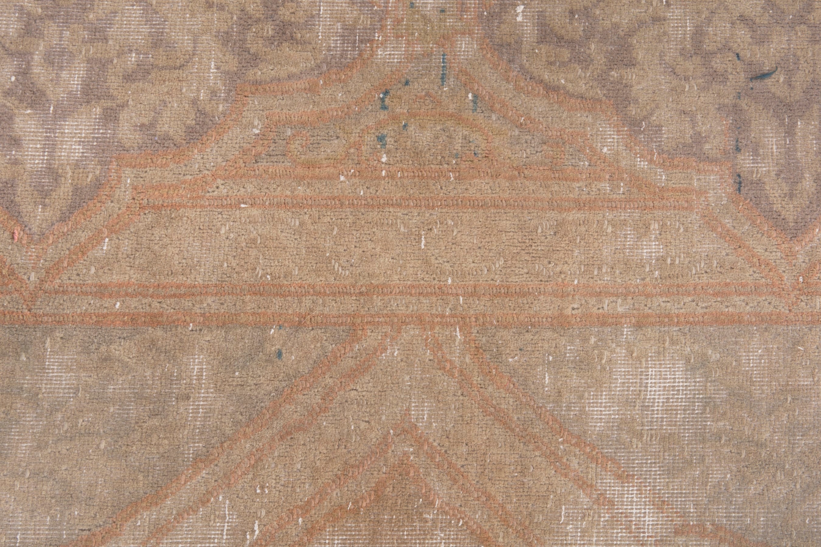Persian Kerman oversized rug in beige and taupe, view 14 of 24