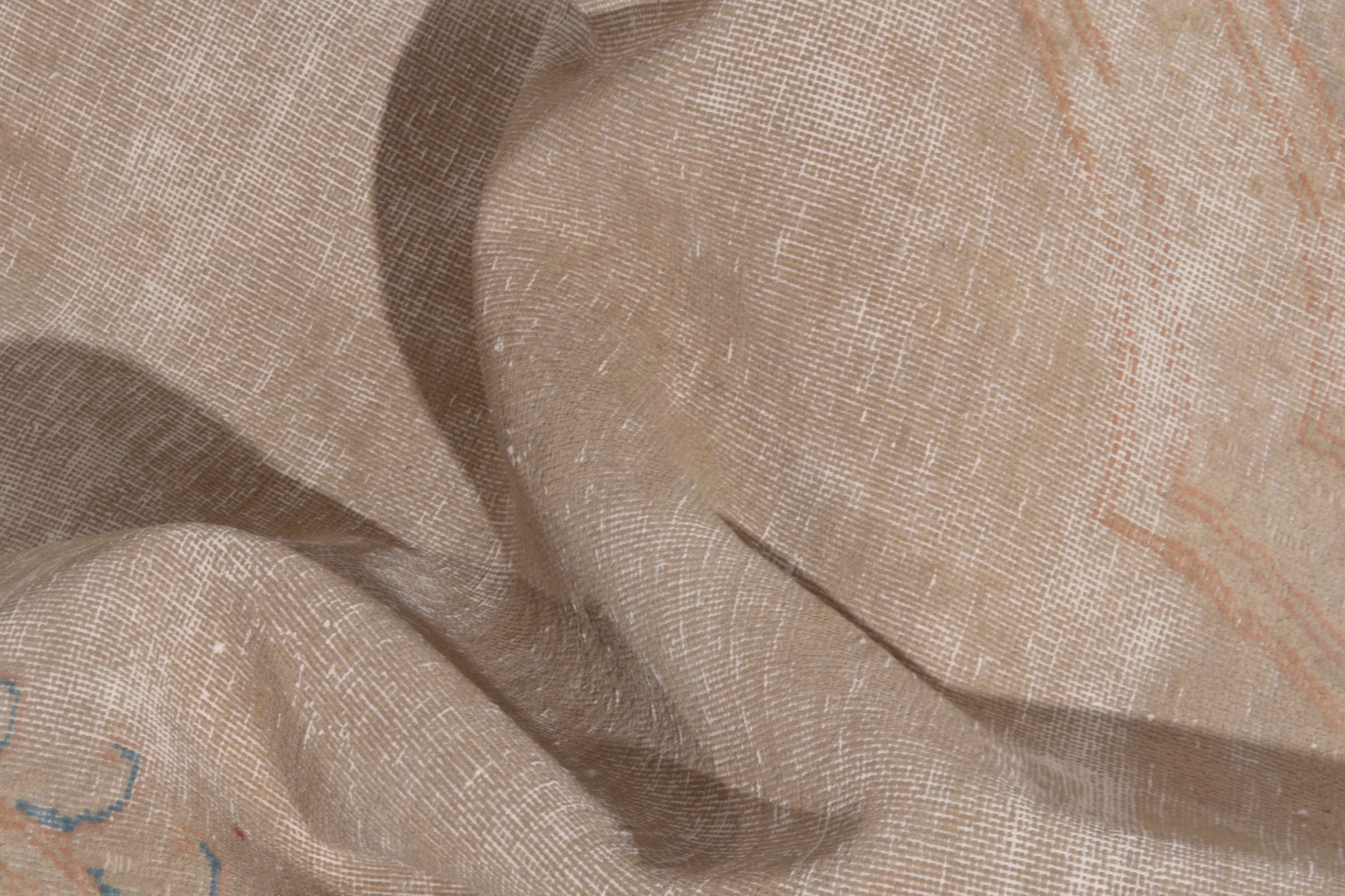 Persian Kerman oversized rug in beige and taupe, view 21 of 24