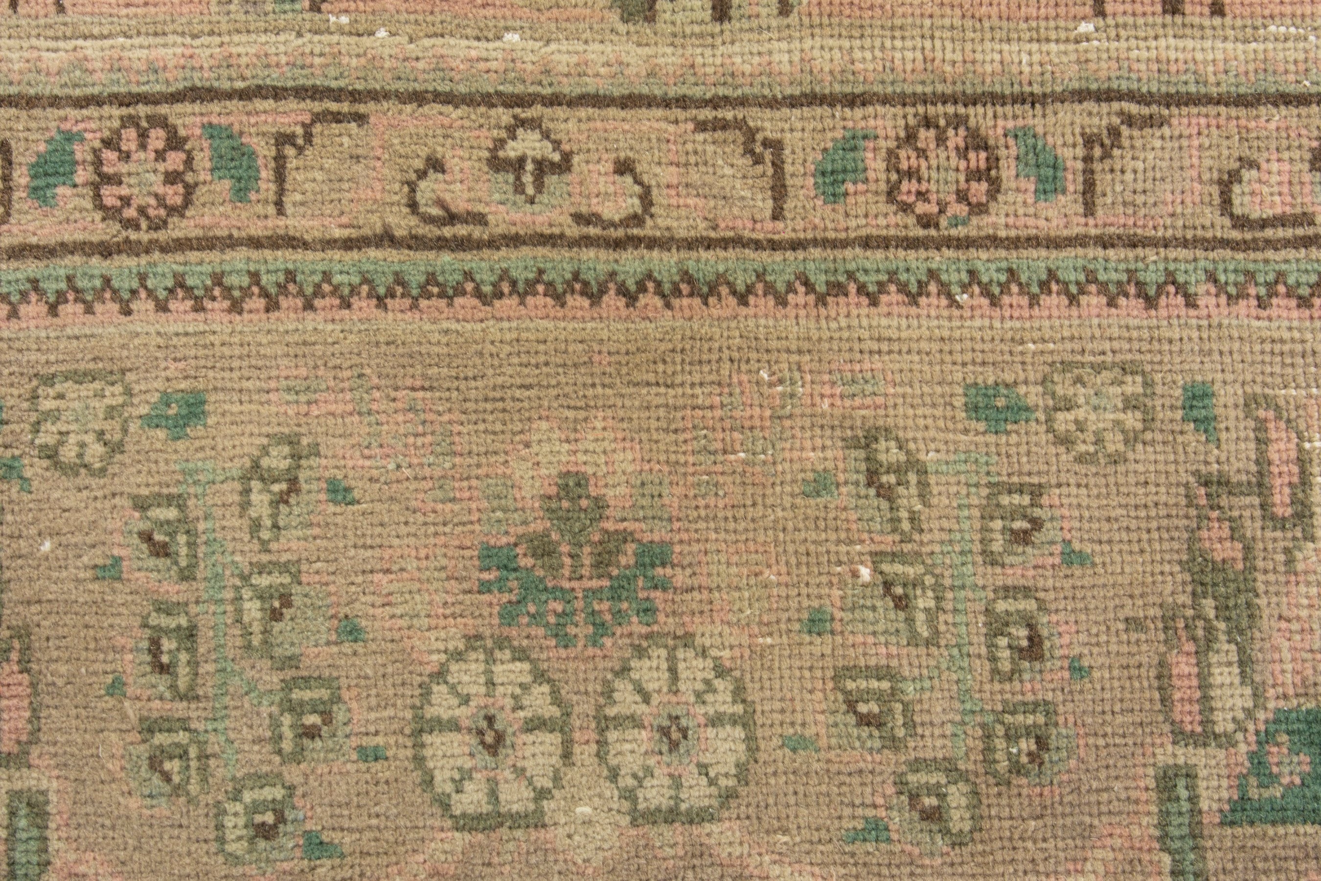 Persian Tabriz oversized rug in taupe and sage, view 11 of 19