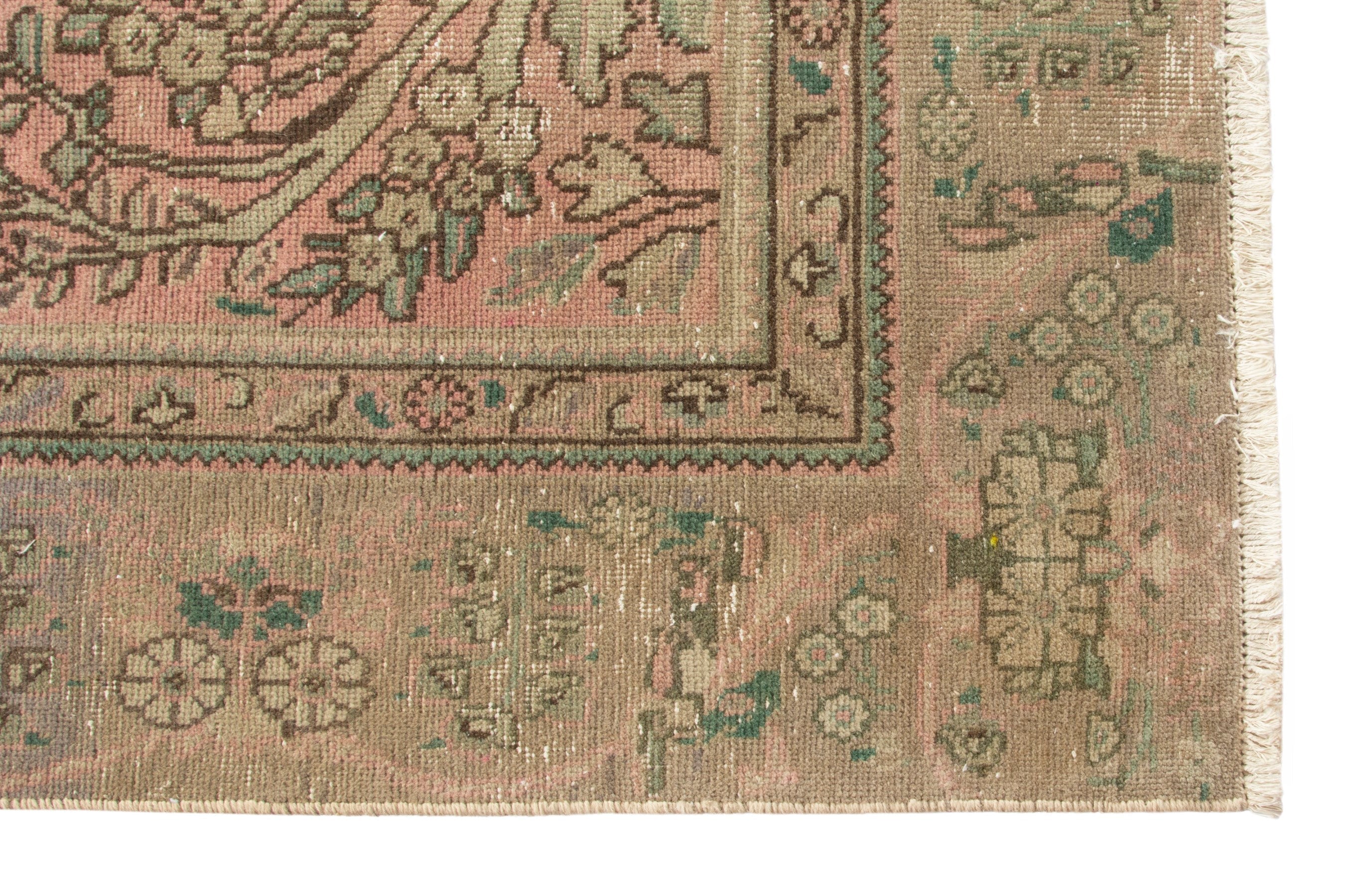 Persian Tabriz oversized rug in taupe and sage, view 5 of 19