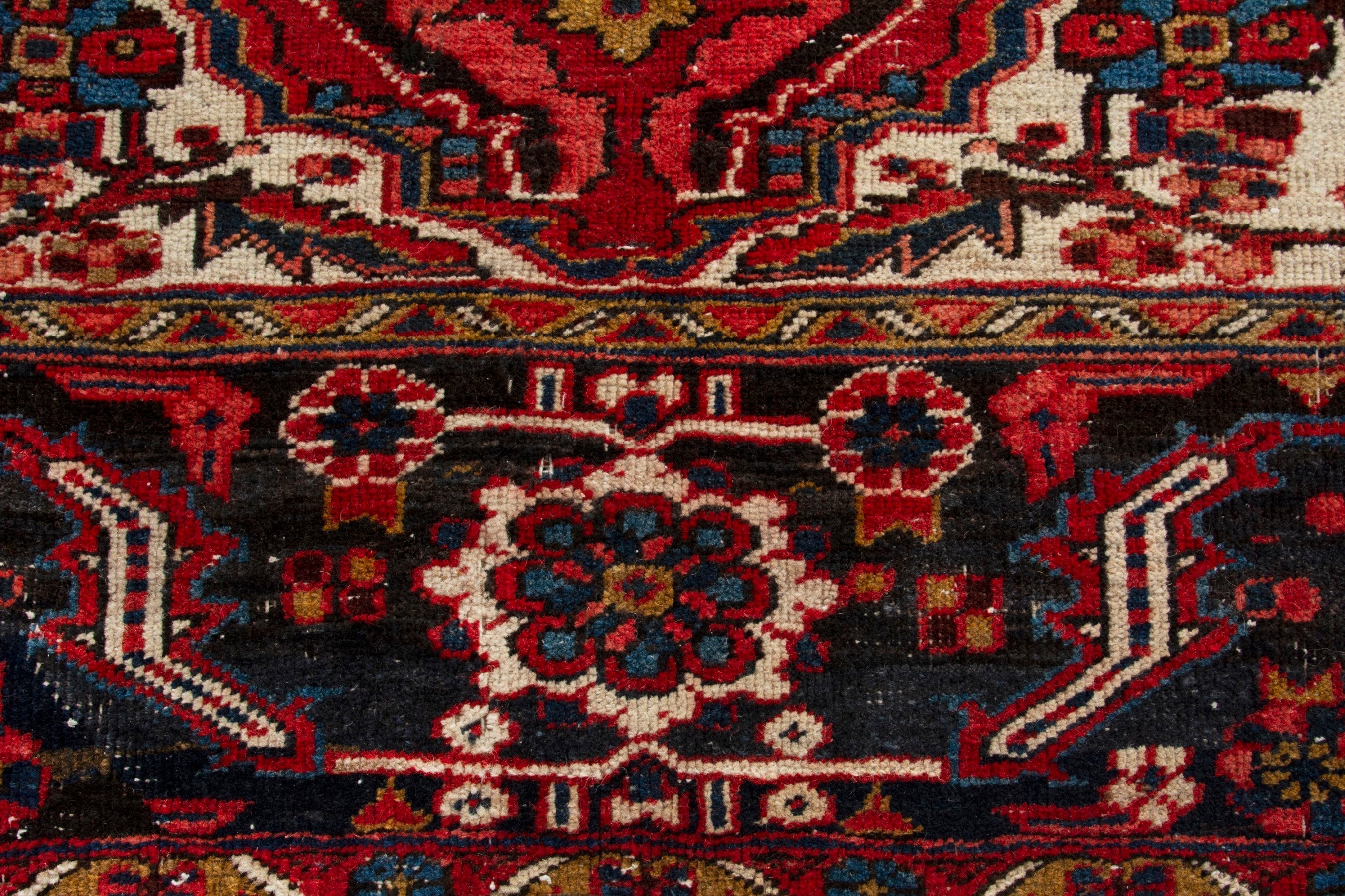 Persian Gorevan oversized rug in deep red and burgundy, view 11 of 19