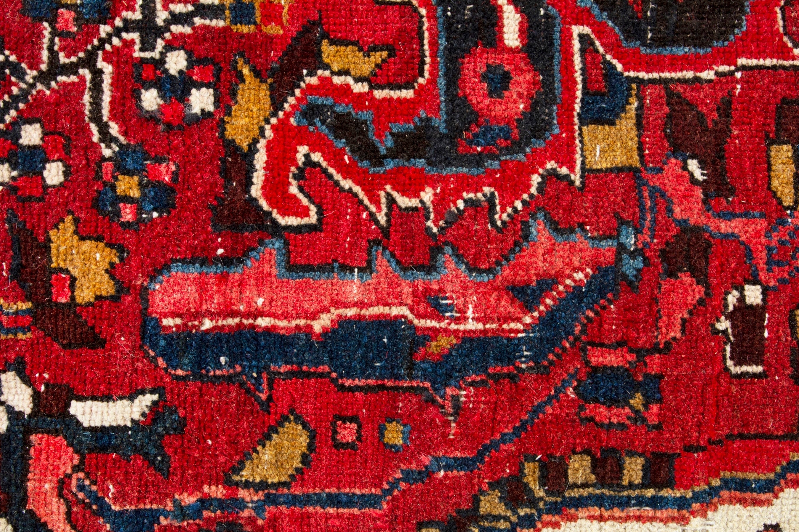 Persian Gorevan oversized rug in deep red and burgundy, view 15 of 19
