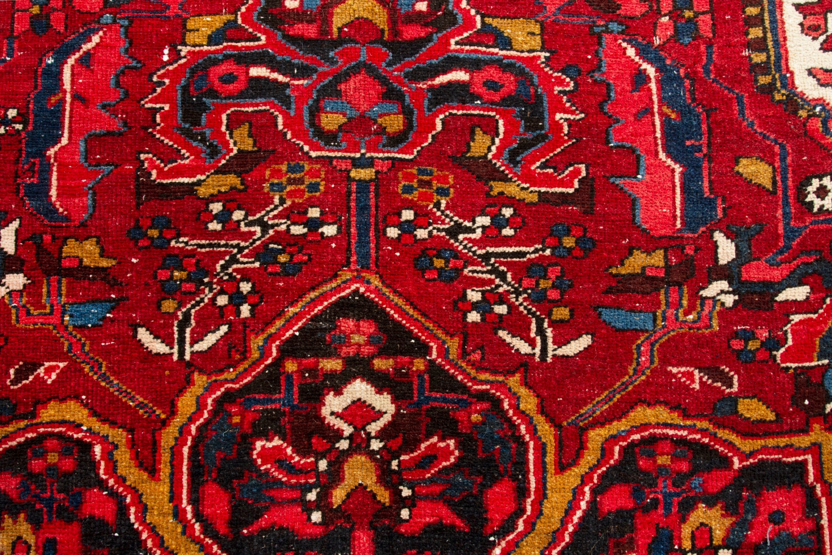 Persian Gorevan oversized rug in deep red and burgundy, view 13 of 19