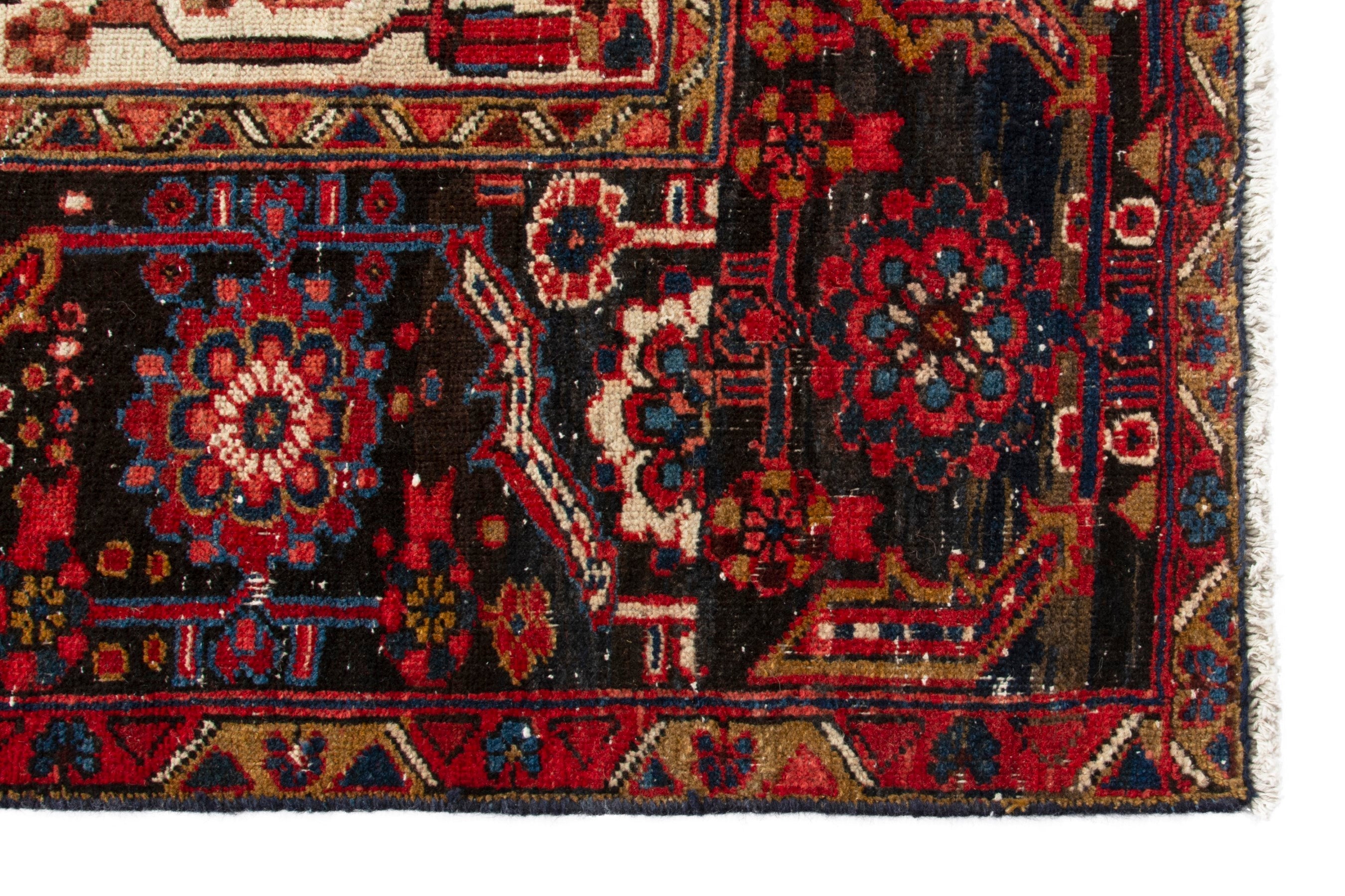 Persian Gorevan oversized rug in deep red and burgundy, view 10 of 19
