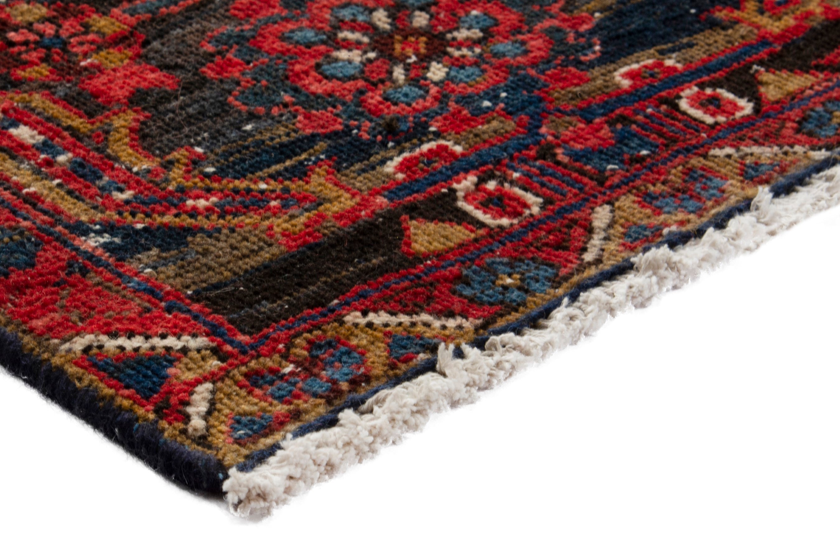 Persian Gorevan oversized rug in deep red and burgundy, view 4 of 19