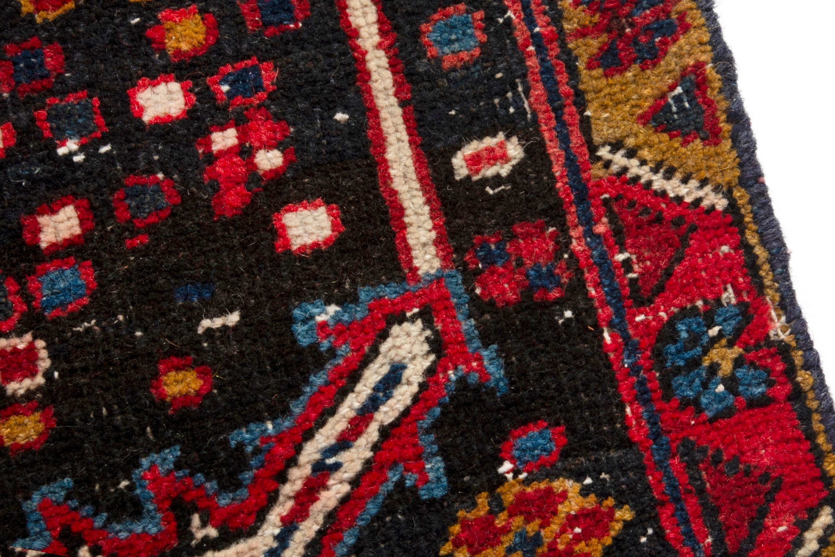 Persian Gorevan oversized rug in deep red and burgundy, view 7 of 19