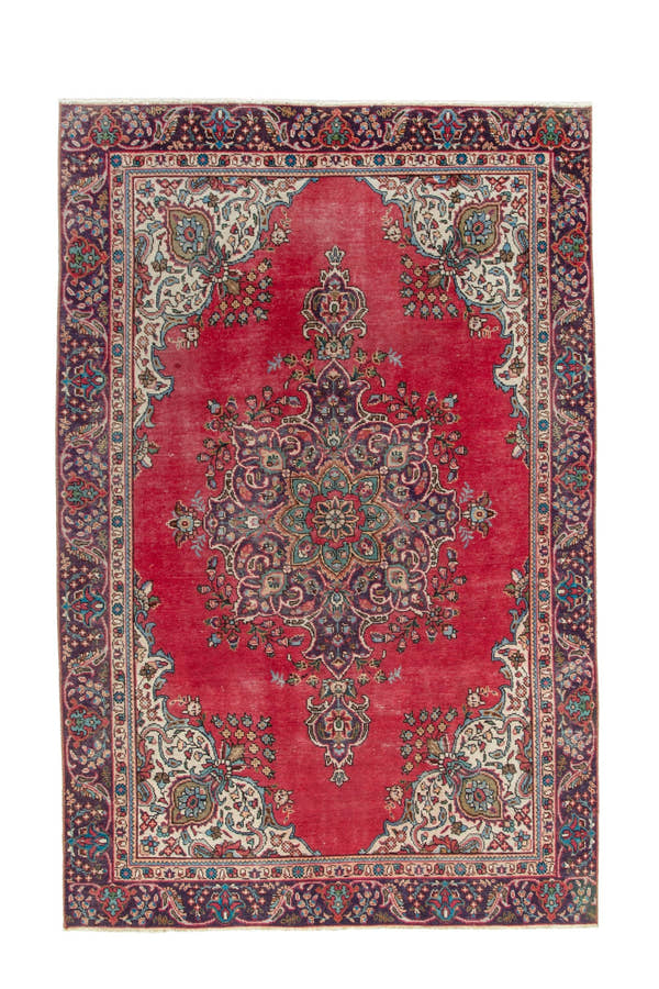 3521, Persian Tabriz Area Rug