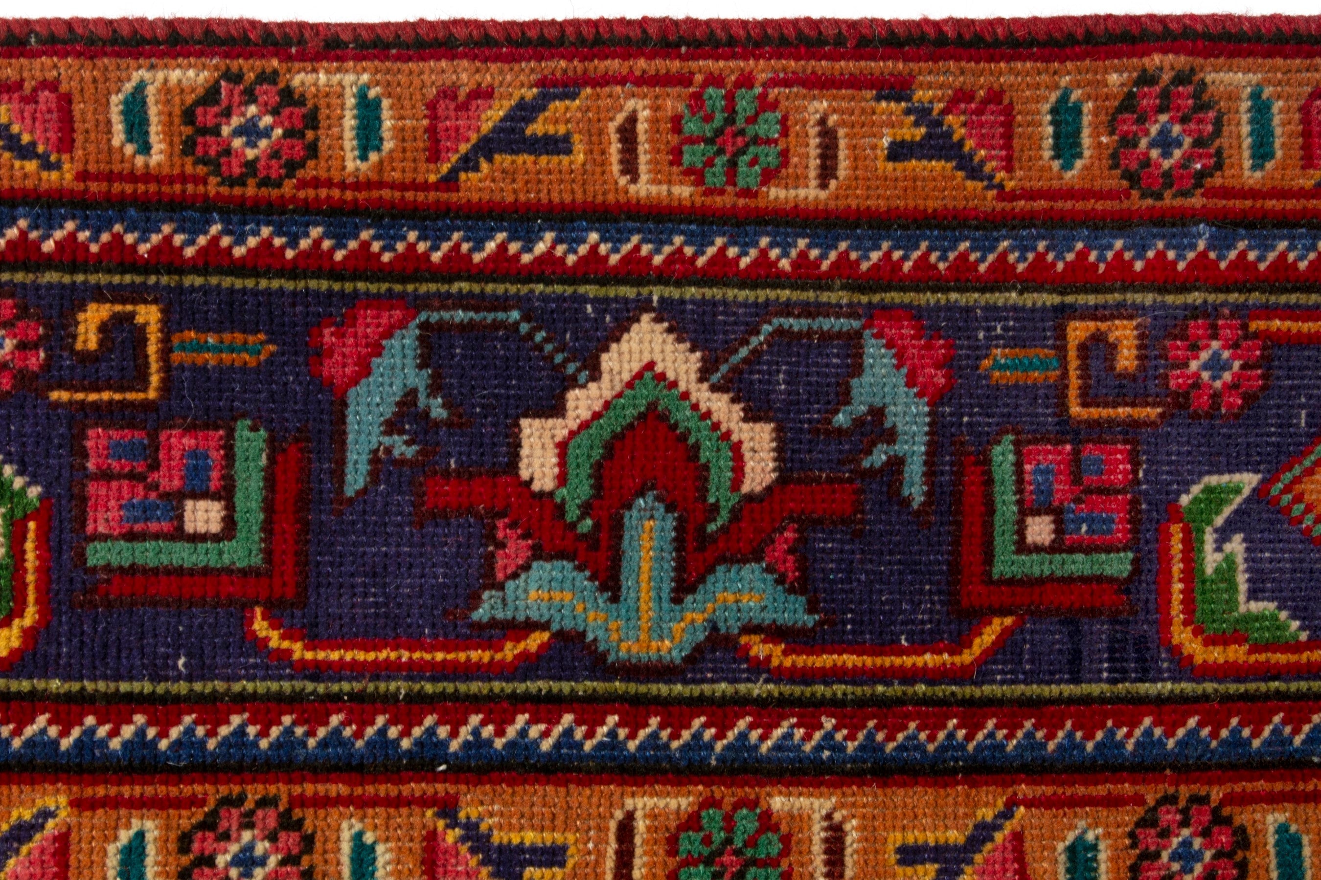 Persian Tabriz oversized rug in deep red and burgundy, view 12 of 19