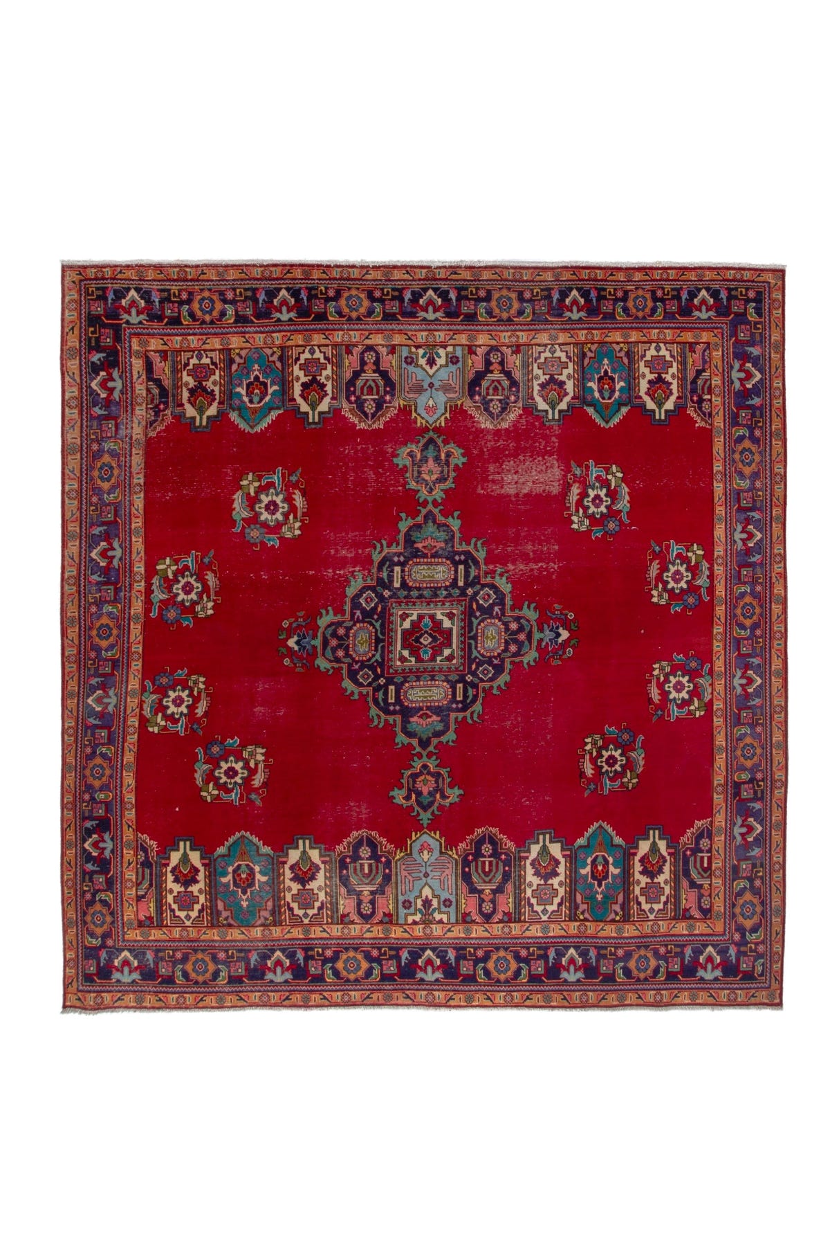 3545, Persian Tabriz Oversized Rug