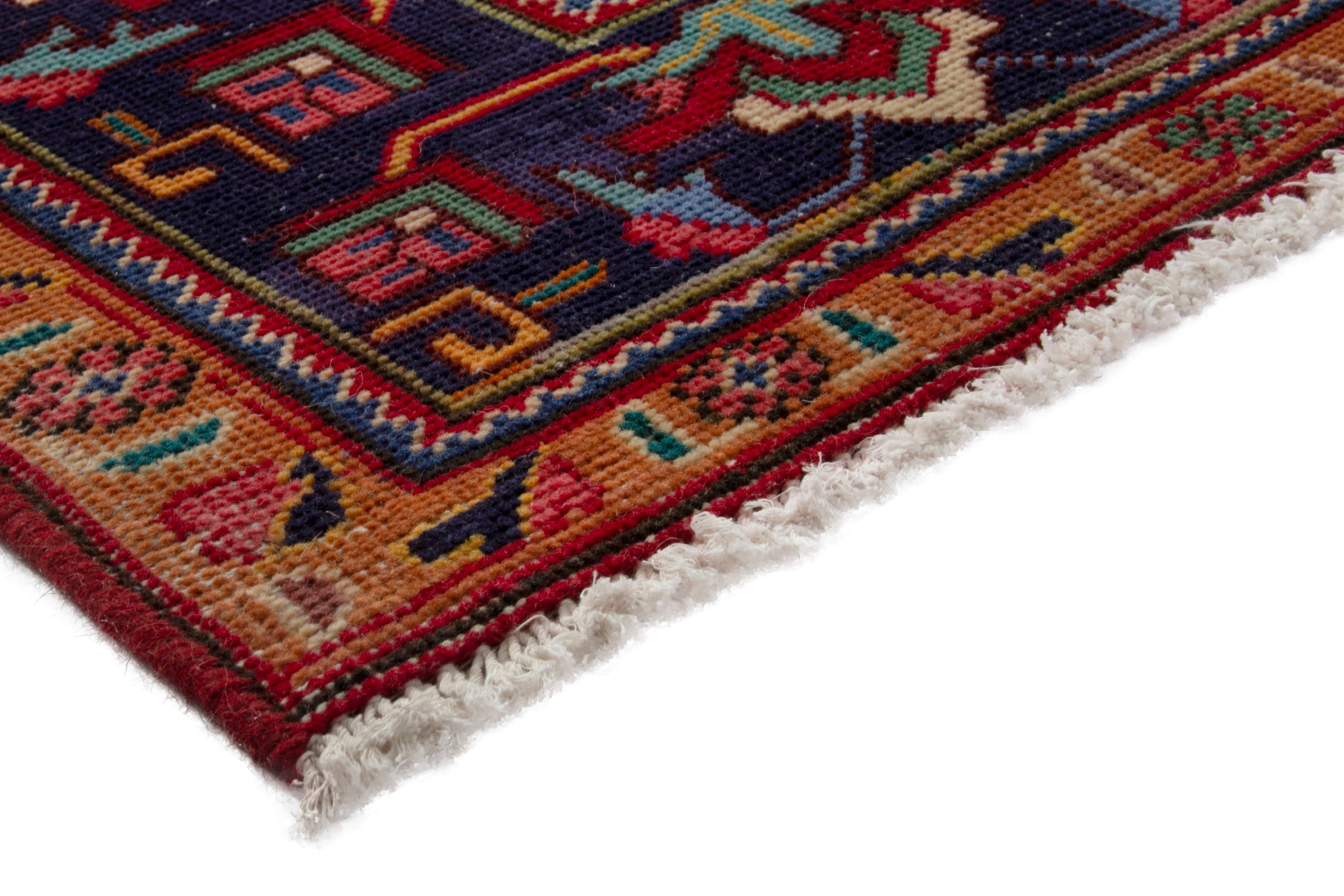 Persian Tabriz oversized rug in deep red and burgundy, view 4 of 19