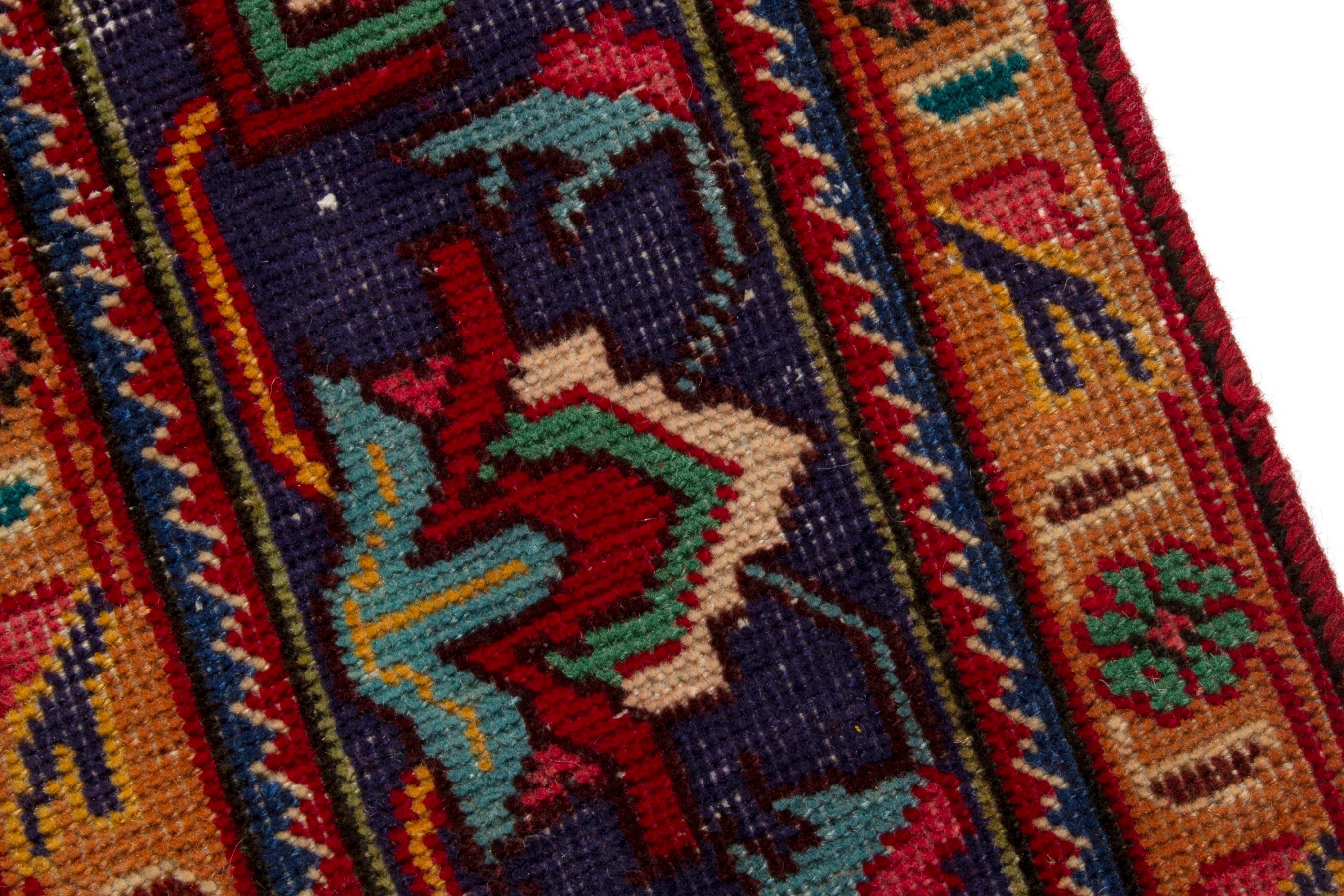 Persian Tabriz oversized rug in deep red and burgundy, view 7 of 19