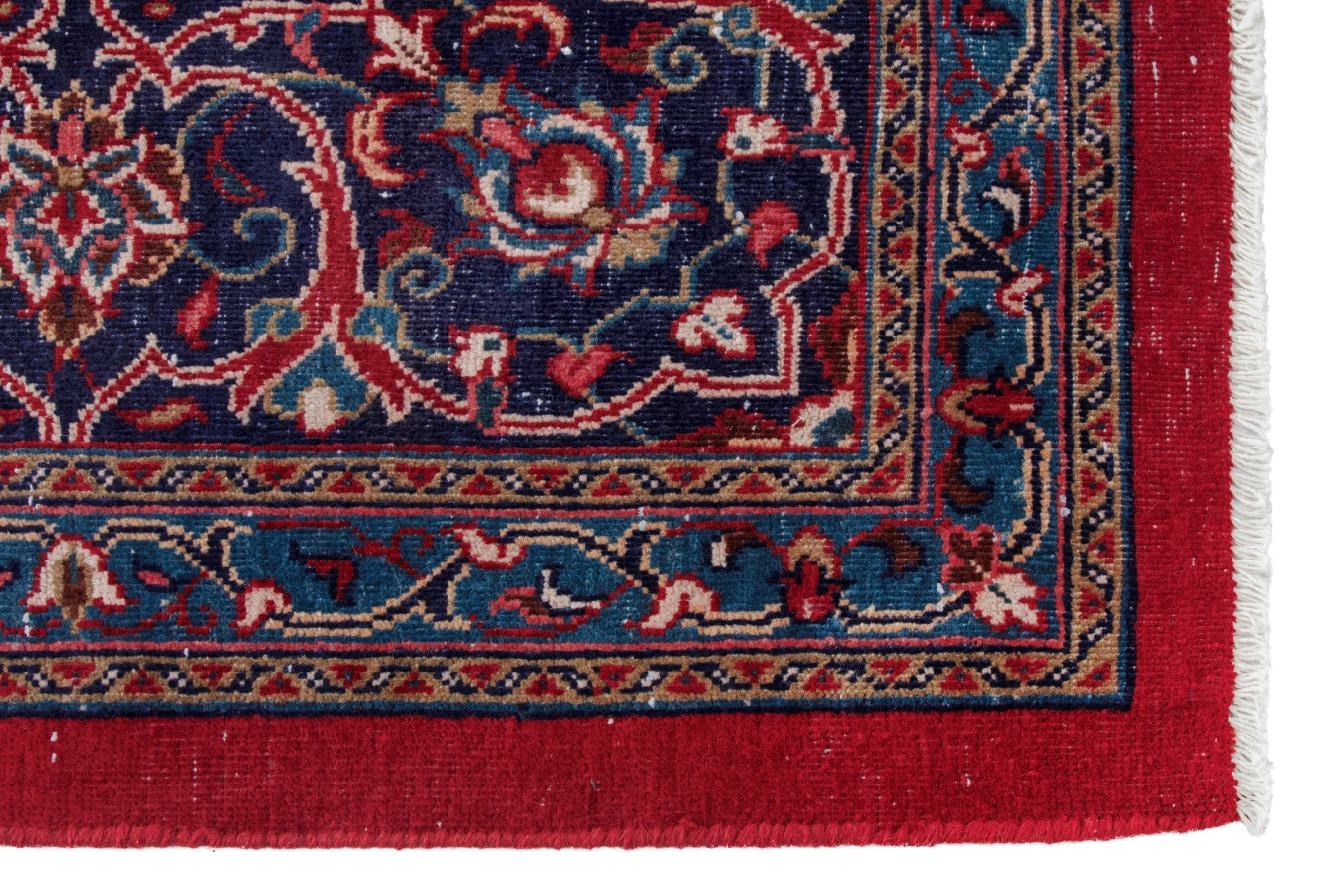 Persian Arak oversized rug in deep red and burgundy, view 10 of 20