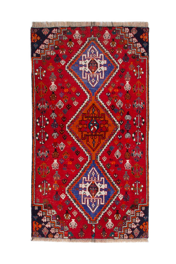 3571, Persian Shiraz Mini Rug