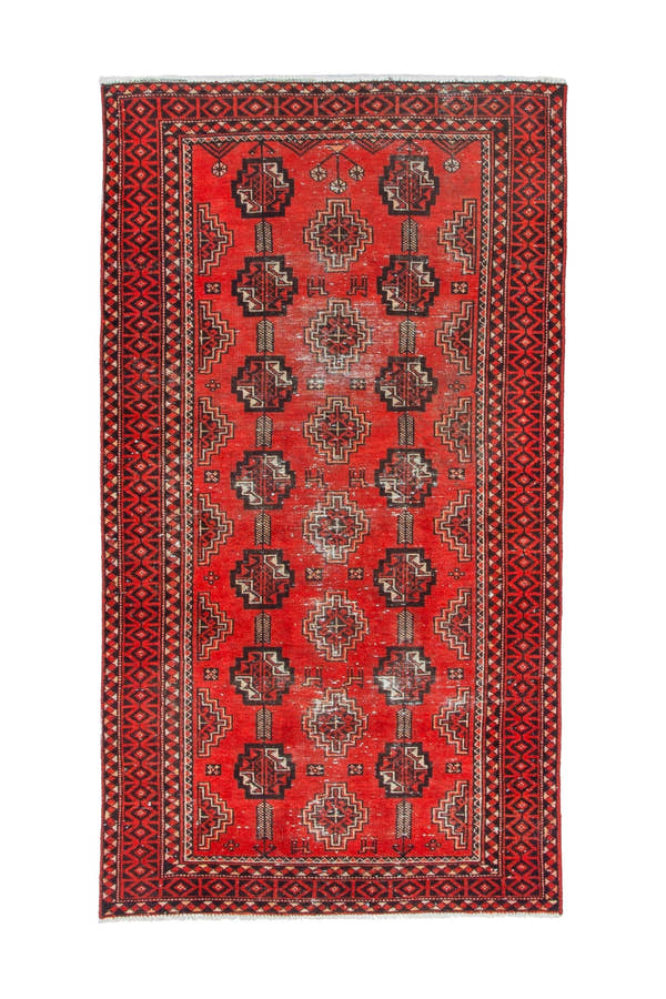 3594, Persian Baluch Area Rug