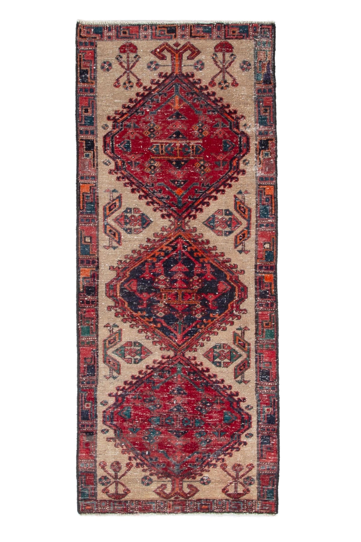 3597, Persian Ardabil Runner Rug