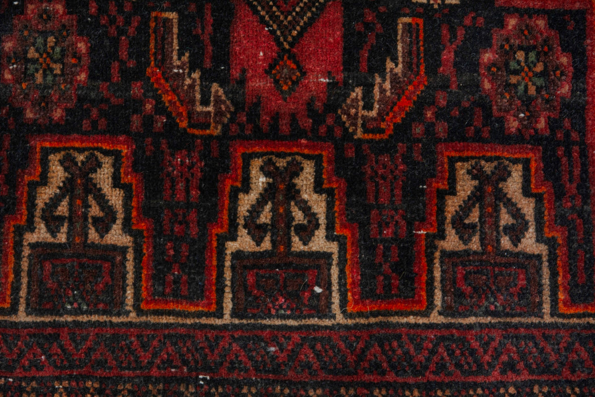 3604, Persian Baluch Mini Rug