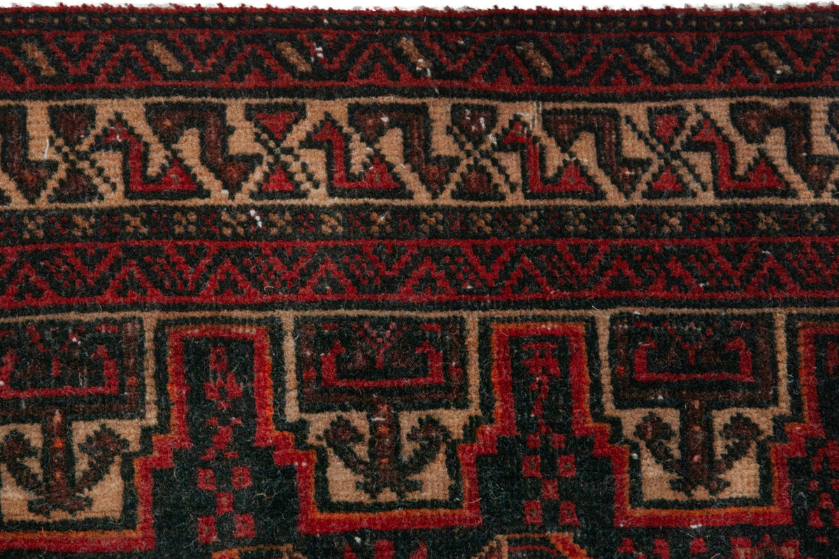 3604, Persian Baluch Mini Rug