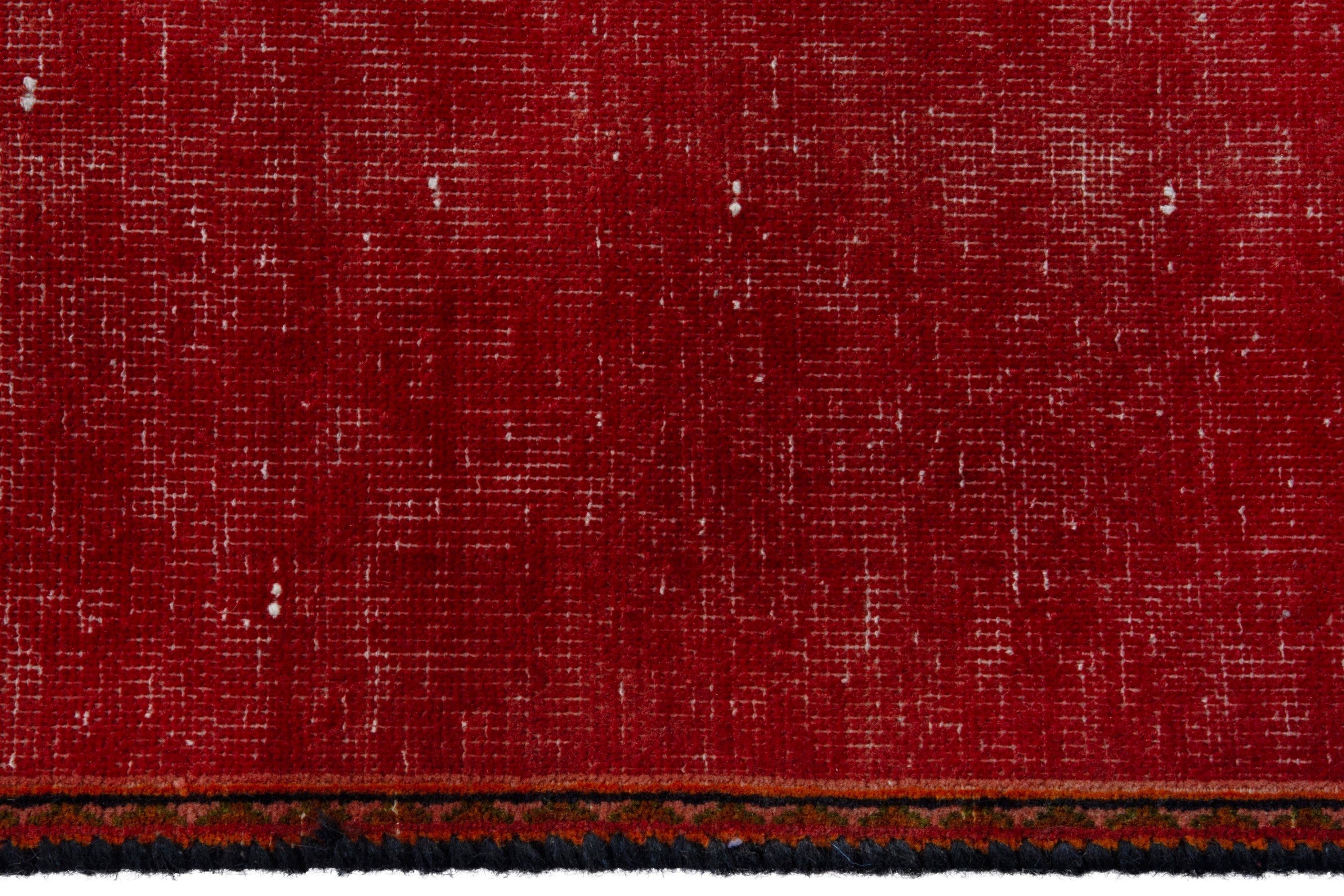 Persian Shahreza accent rug in burgundy and deep indigo, view 11 of 17
