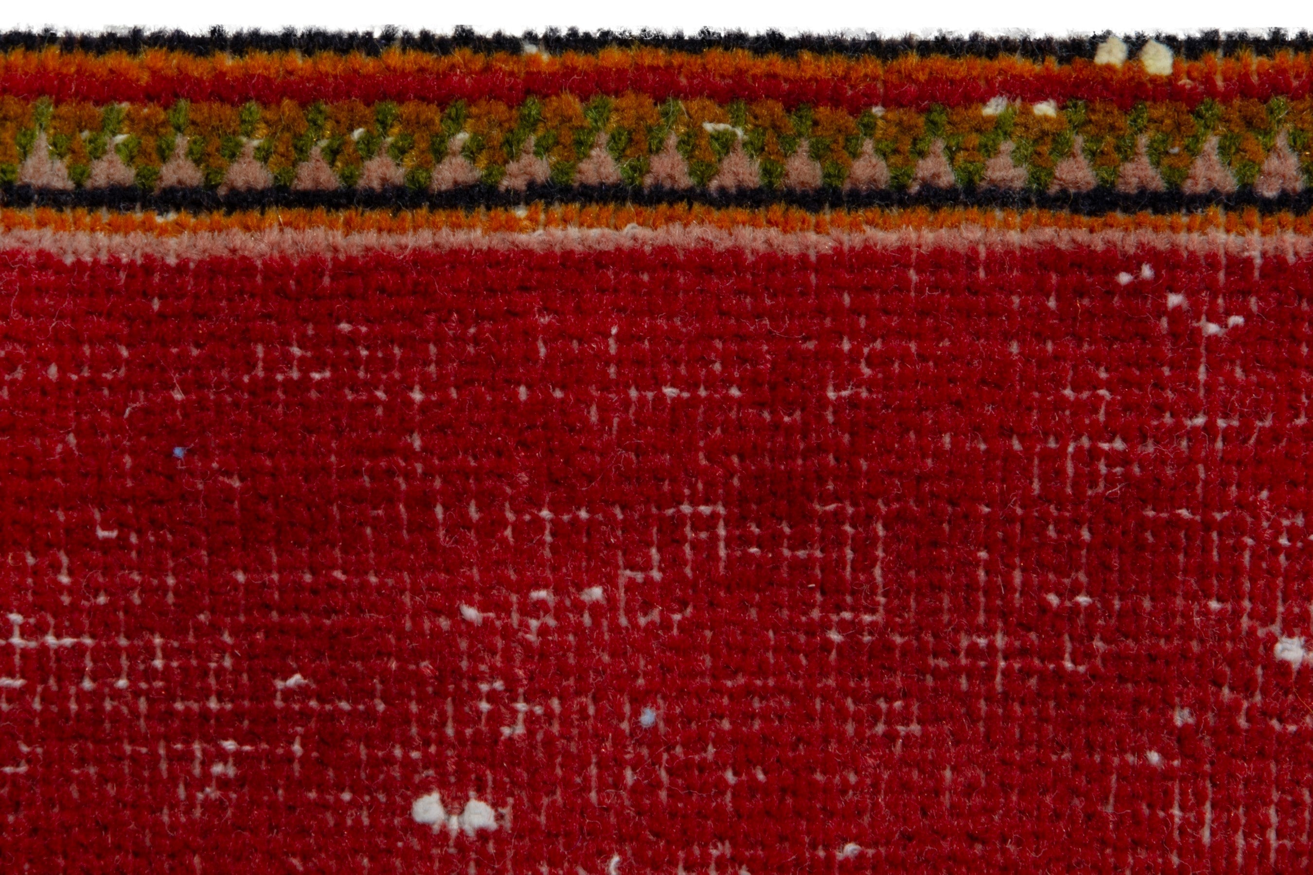 Persian Shahreza accent rug in burgundy and deep indigo, view 12 of 17