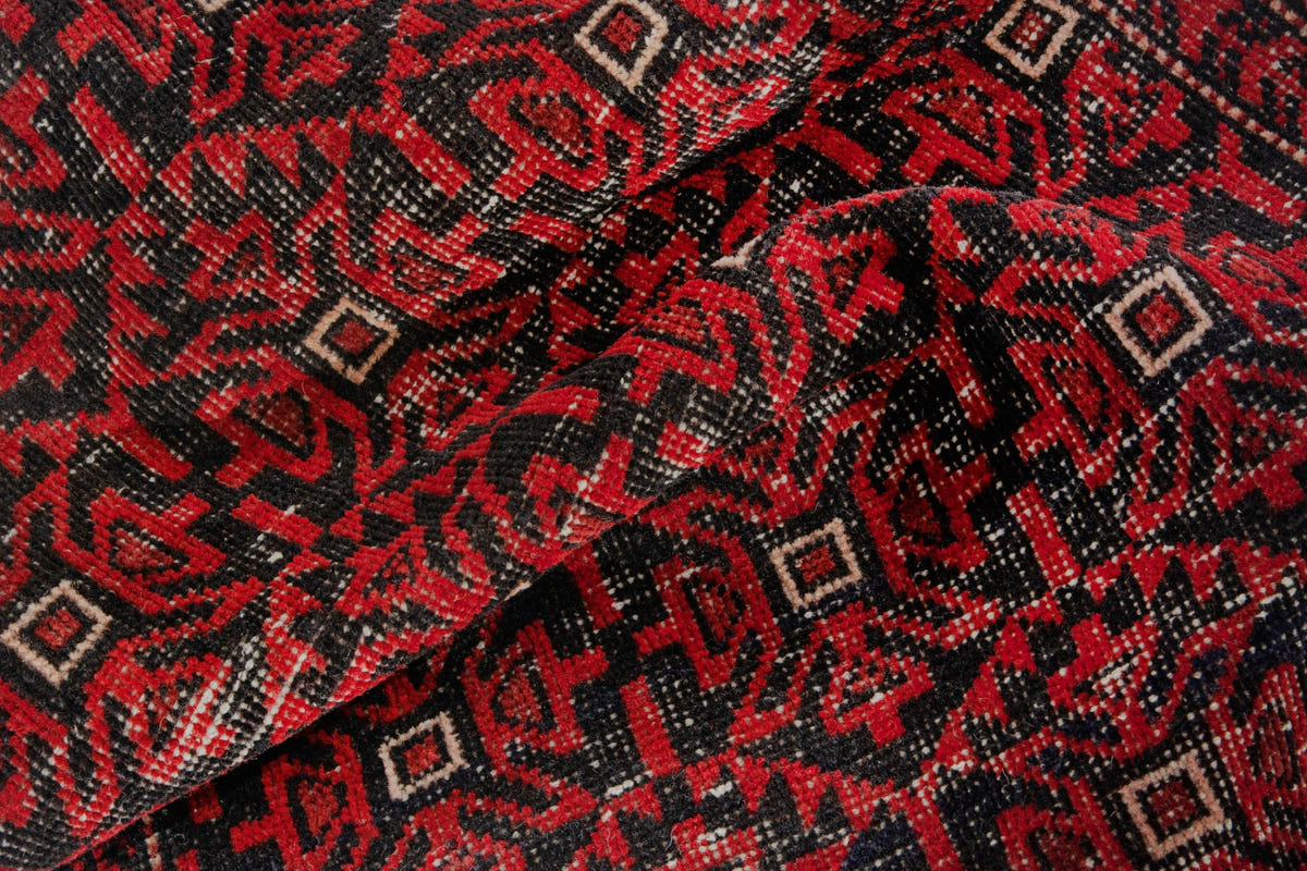 3609, Persian Baluch Mini Rug