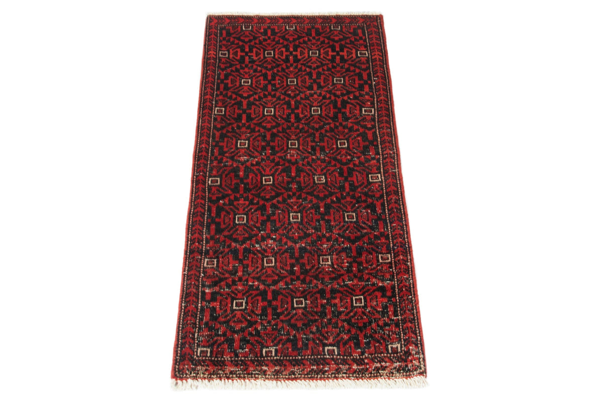 3609, Persian Baluch Mini Rug