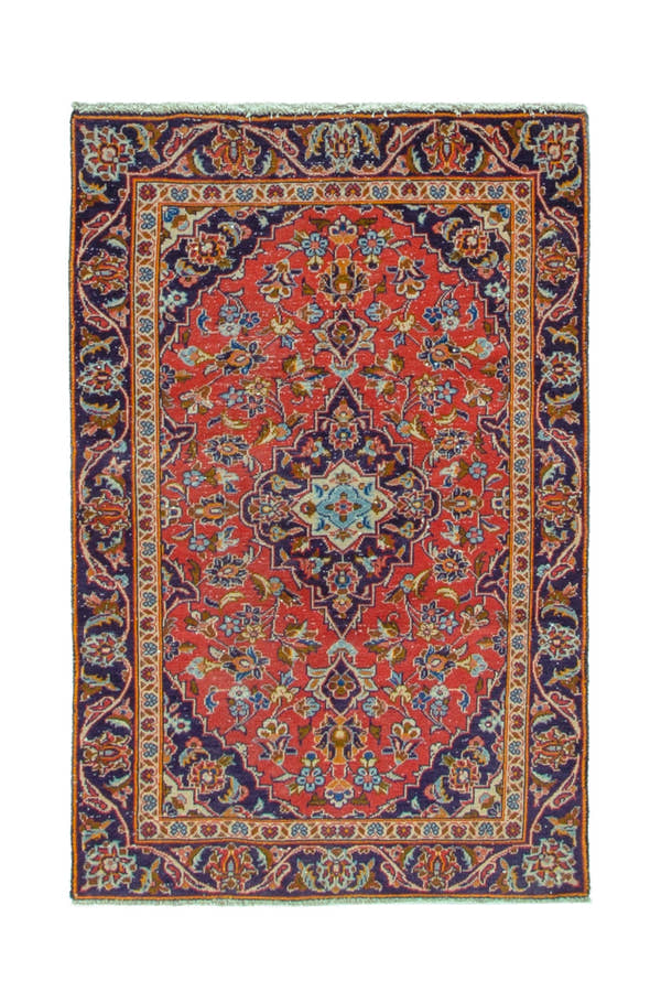 3613, Persian Kashan Area Rug
