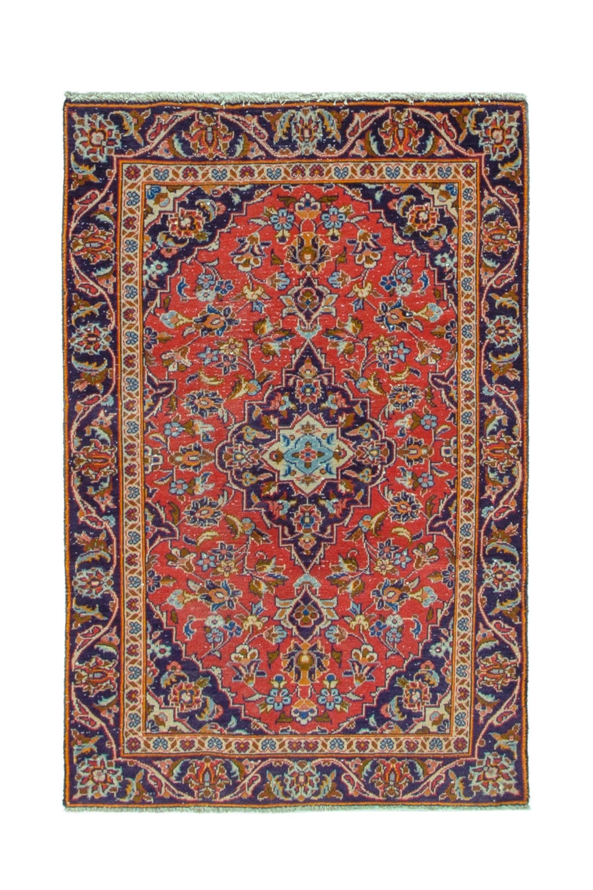 3613, Persian Kashan Area Rug
