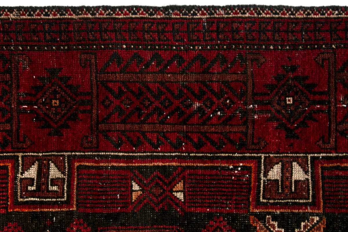 3632, Persian Baluch Runner Rug