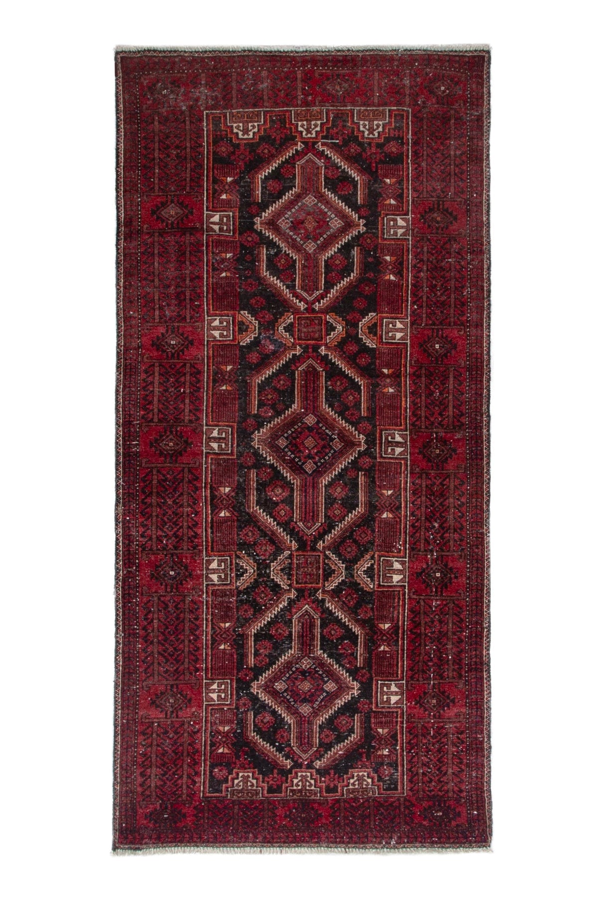3632, Persian Baluch Runner Rug