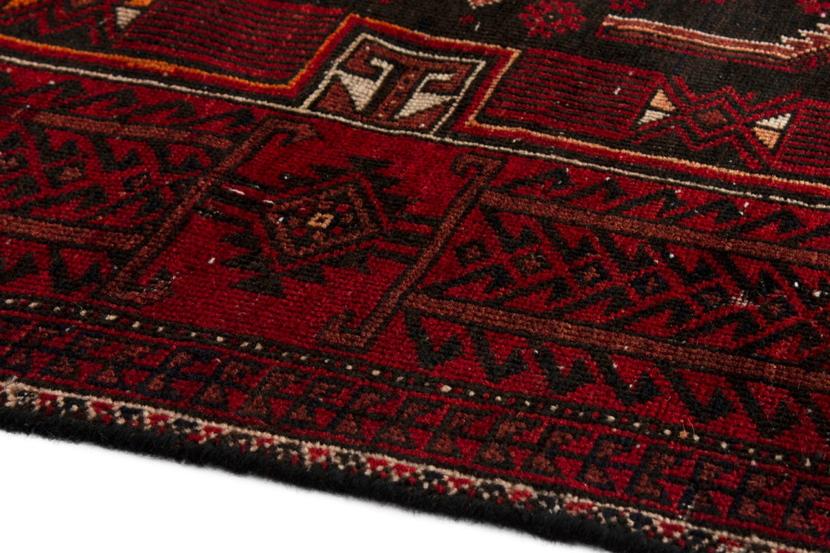 3632, Persian Baluch Runner Rug