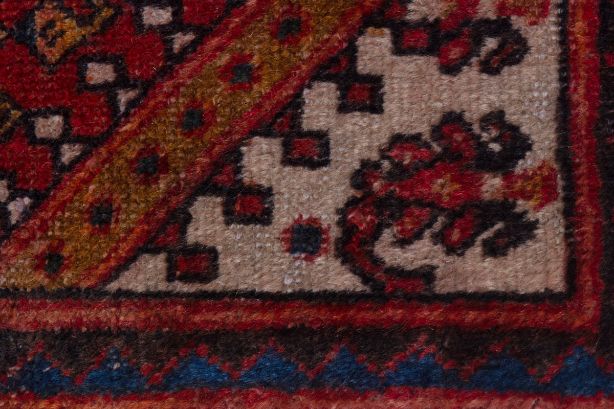 3641, Persian Botteh Mini Rug