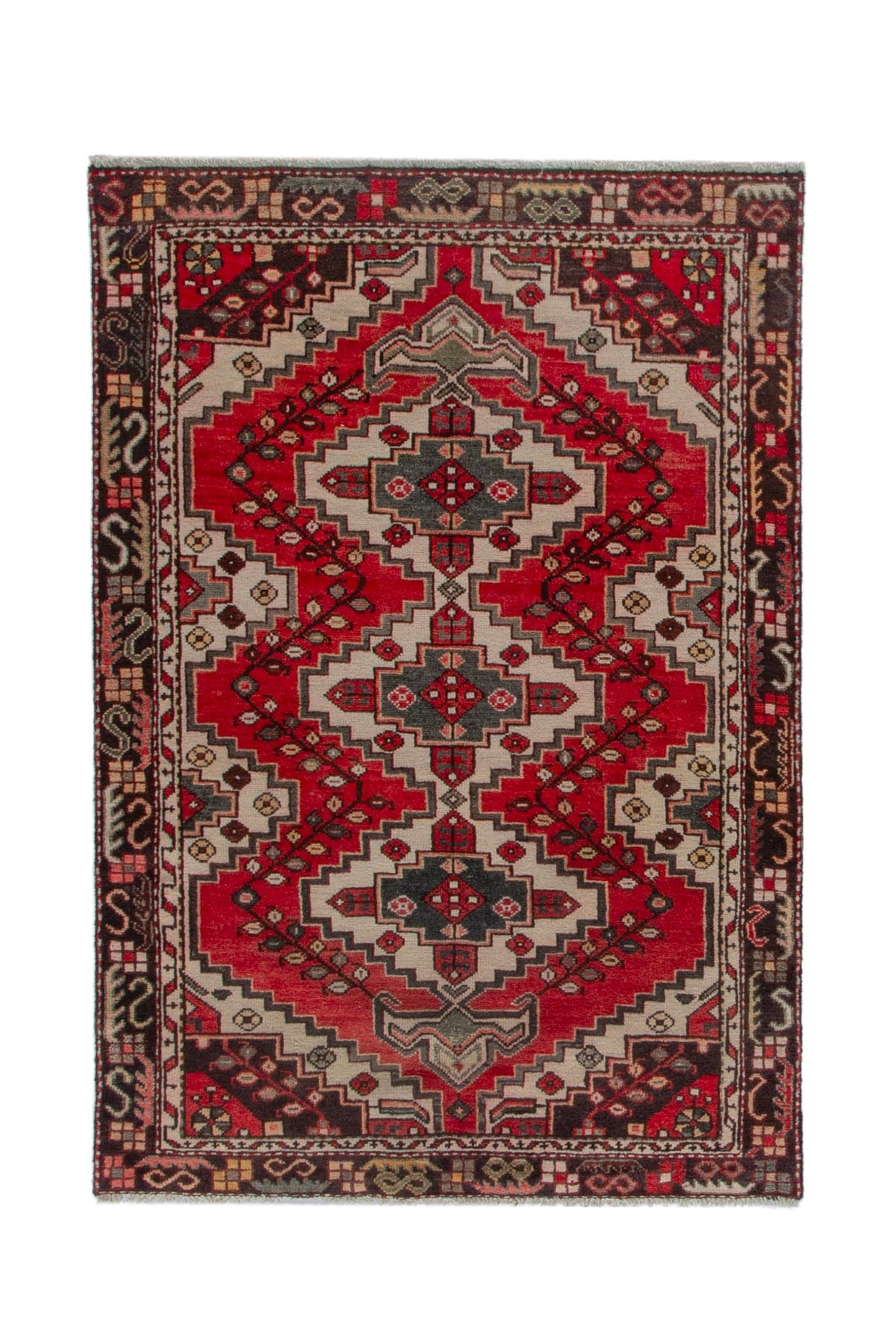 3660, Persian Bakhtiari Area Rug
