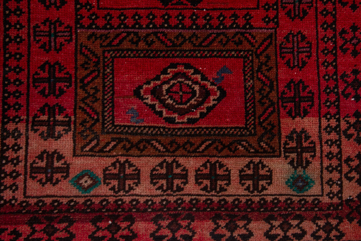 3662, Persian Baluch Mini Rug