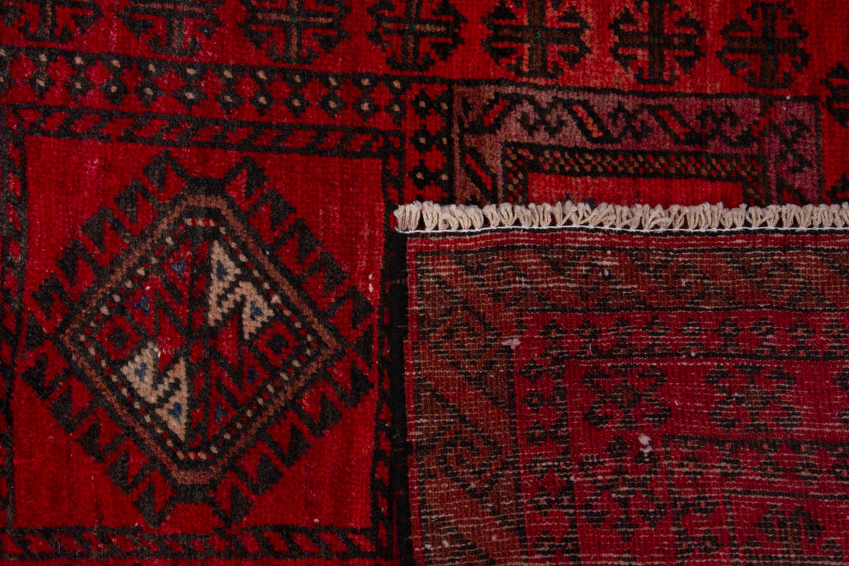 3662, Persian Baluch Mini Rug